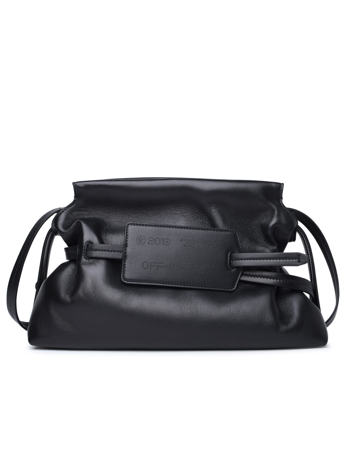 Off-white Black Calf Leather Bag In Nero
