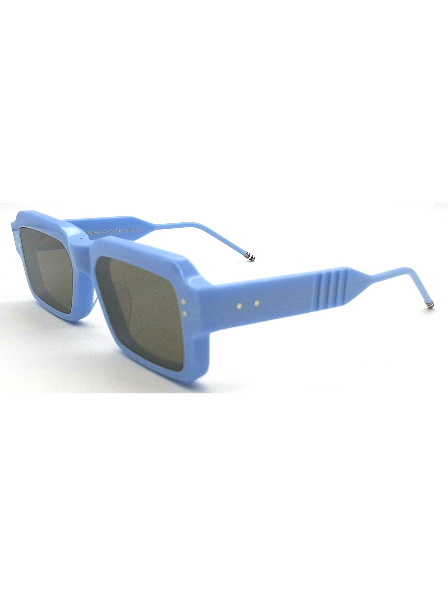 Shop Thom Browne Ues924a/g0002 Sunglasses In Lt Blue