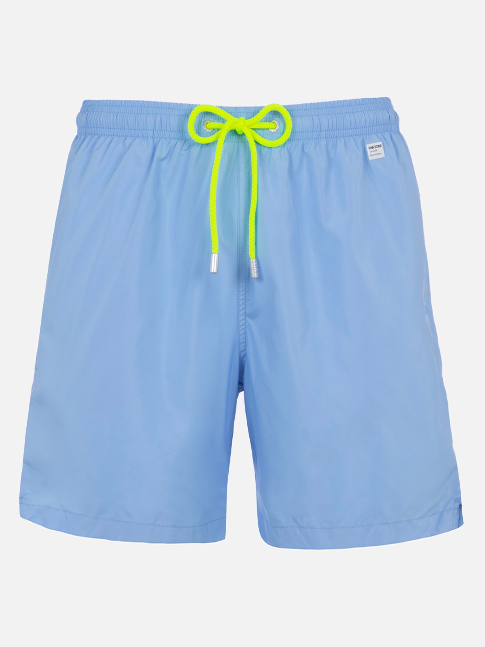 Mc2 Saint Barth Man Lightweight Fabric Sky Blue Swim-shorts Lighting Pantone Pantone Special Edition In Sky