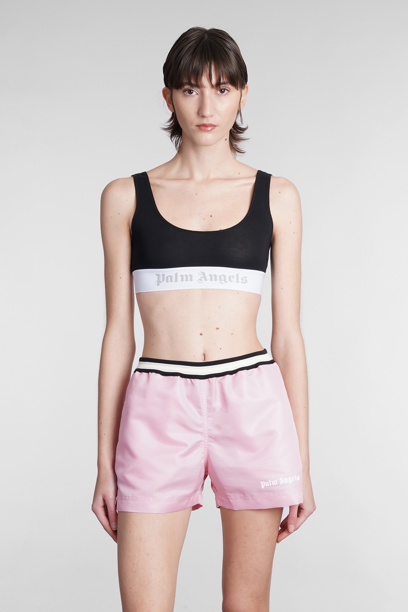 Palm Angels Lingerie In Black Cotton