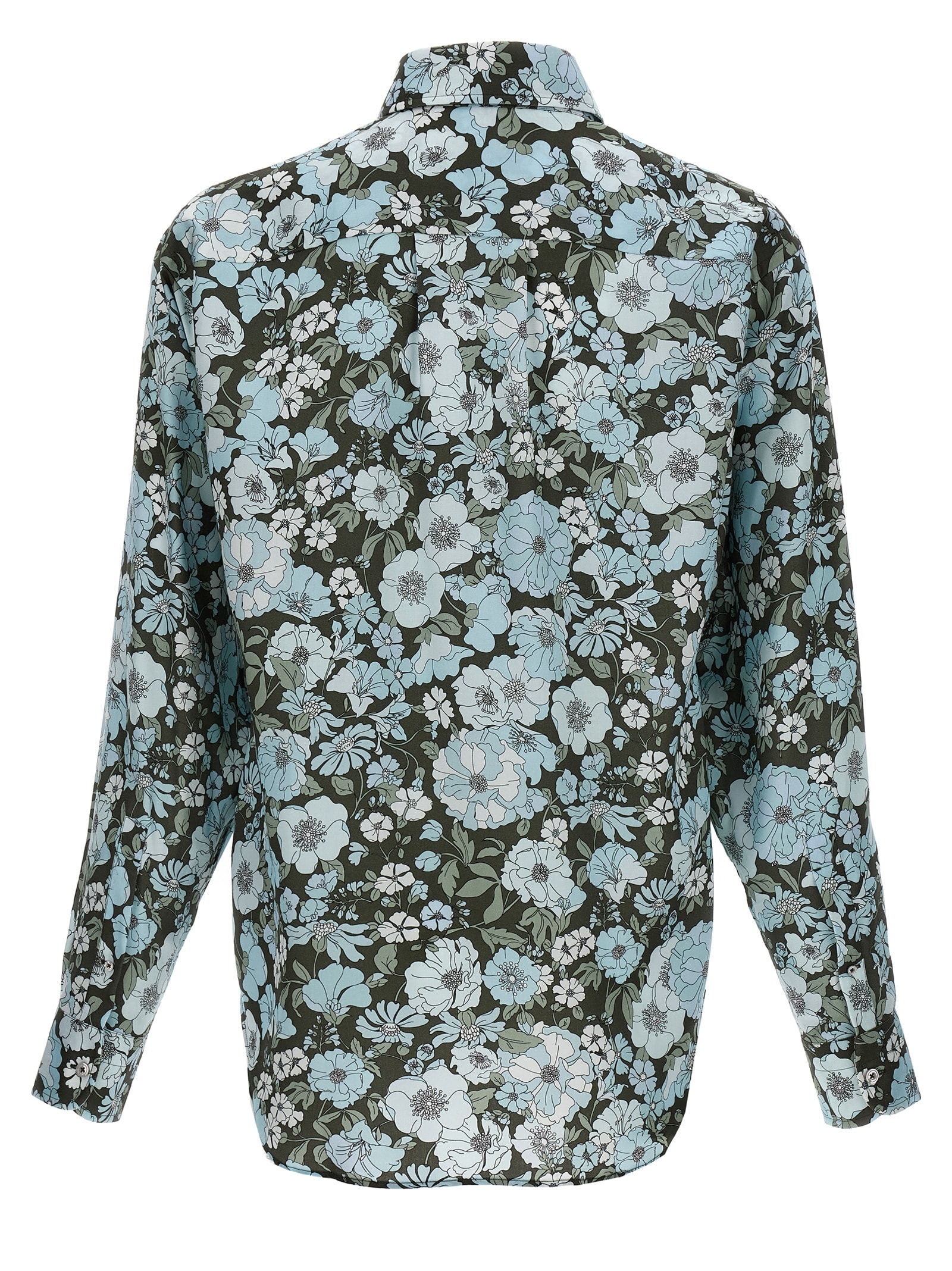 Shop Tom Ford Floral Print Shirt In Multicolor