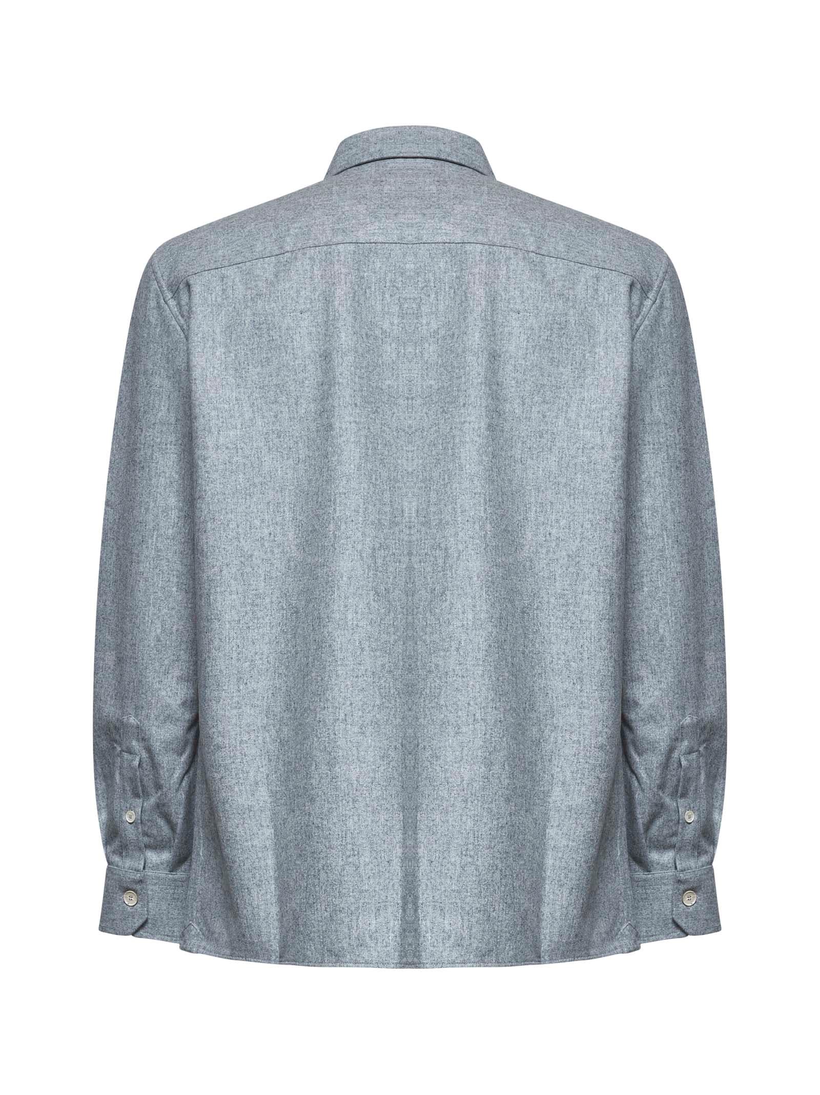 Shop Brunello Cucinelli Shirt In Grigio