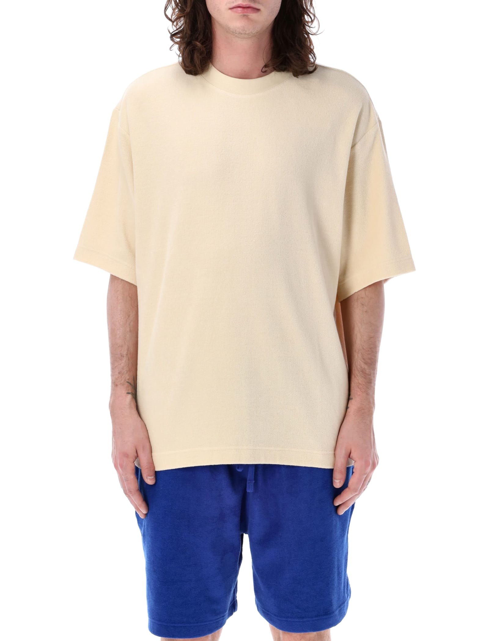 Burberry Towelling T-shirt In Calico