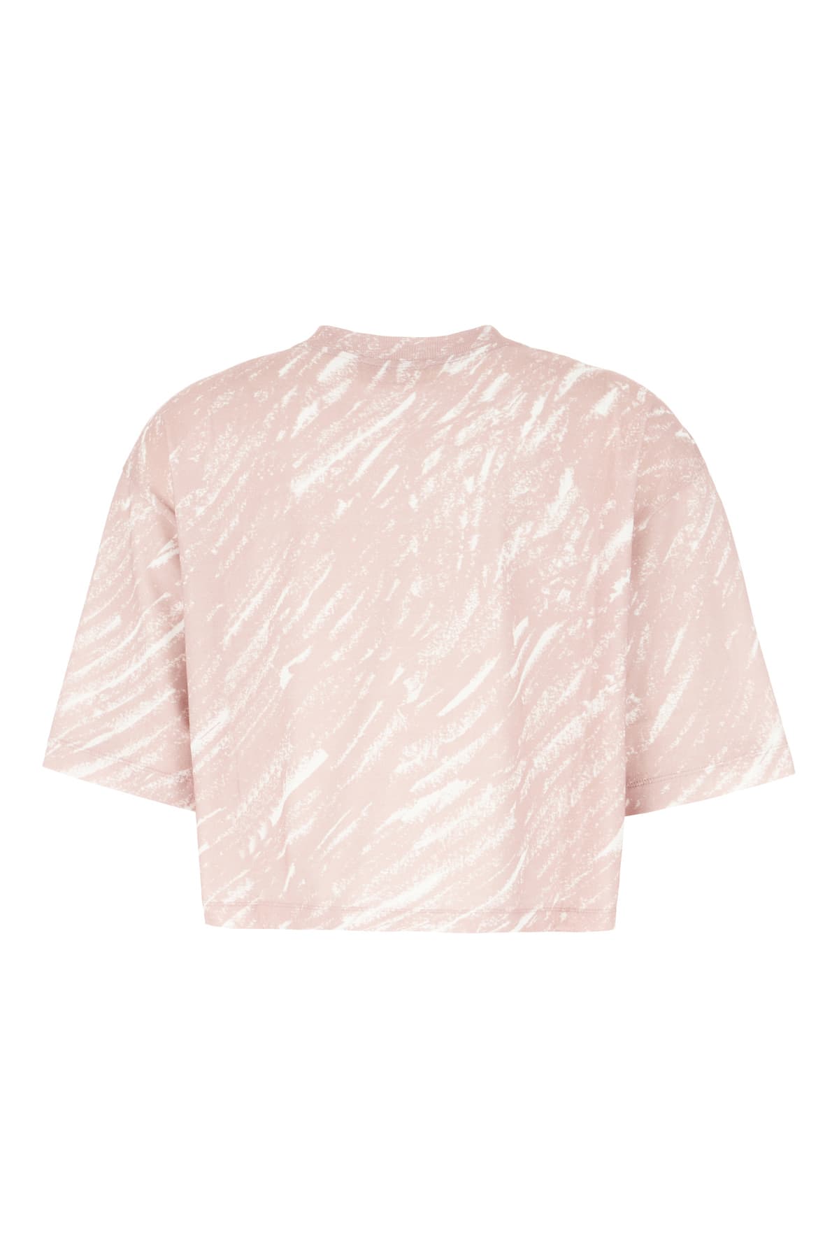 Shop Marni Printed Cotton Oversize T-shirt In Antiquerose