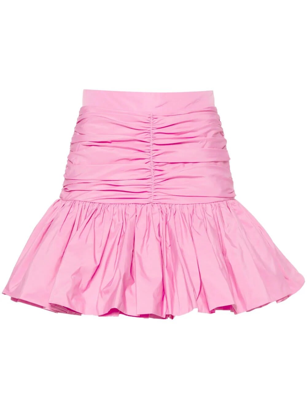 Shop Patou Ruffle Mini Skirt In P Pink