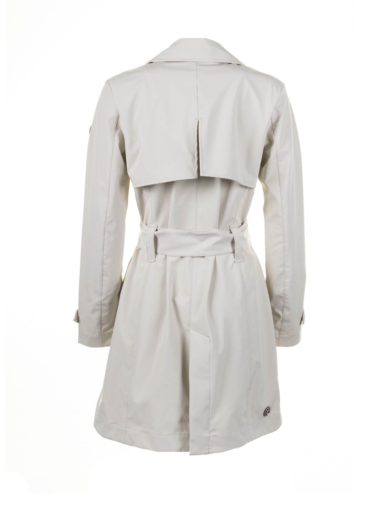 Shop Colmar Softshell Trench Coat With Belt At The Waist In Porcellana