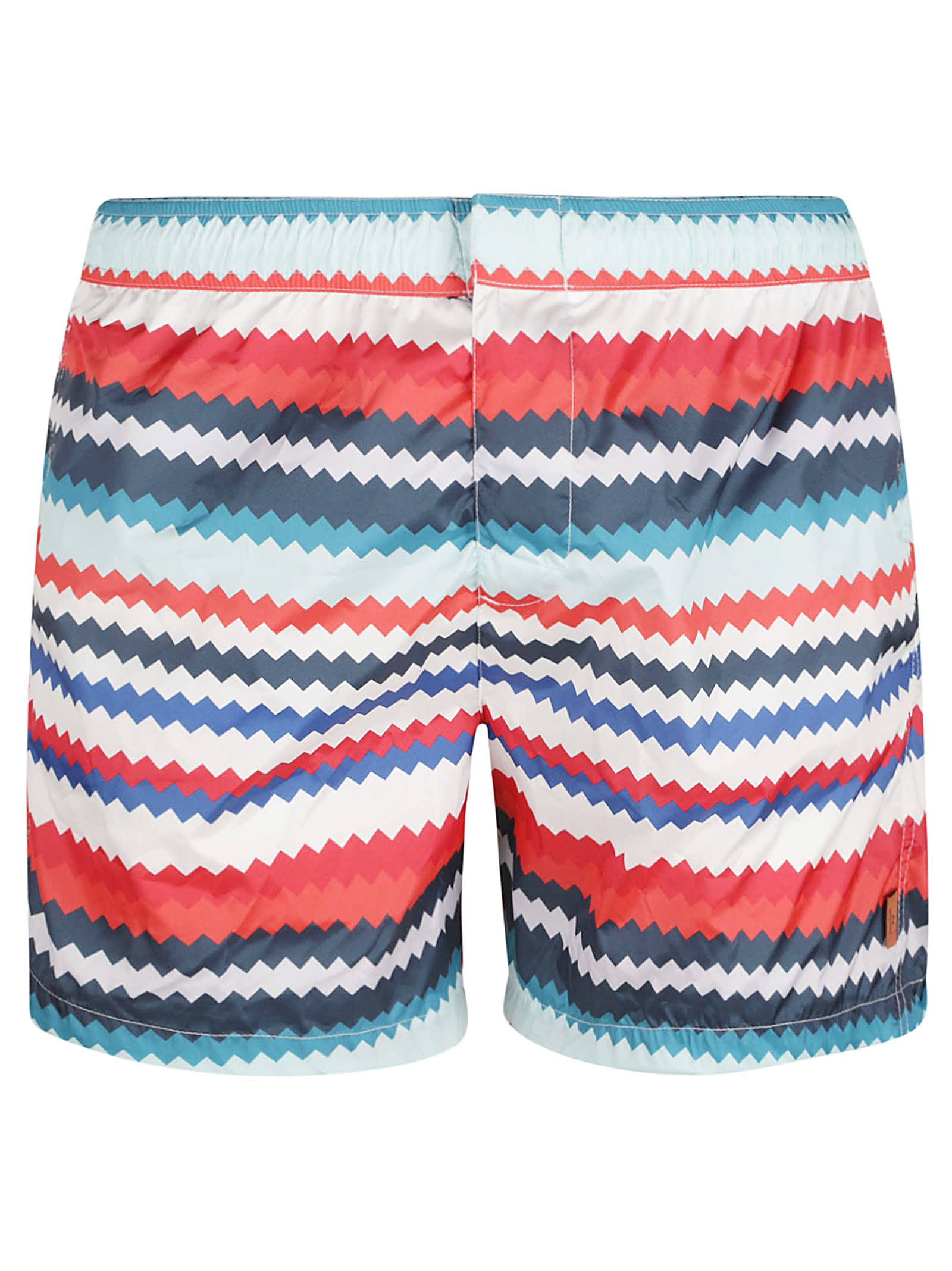 Missoni Printed Polyester Swimming Shorts In Sm98q
