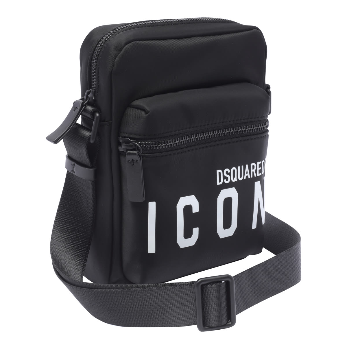 Shop Dsquared2 Be Icon Crossbody Bag In Black