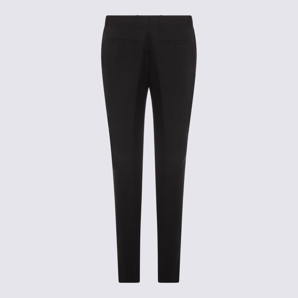 Alexander Mcqueen Slim Fit Trousers With Pockets And Belt Loops