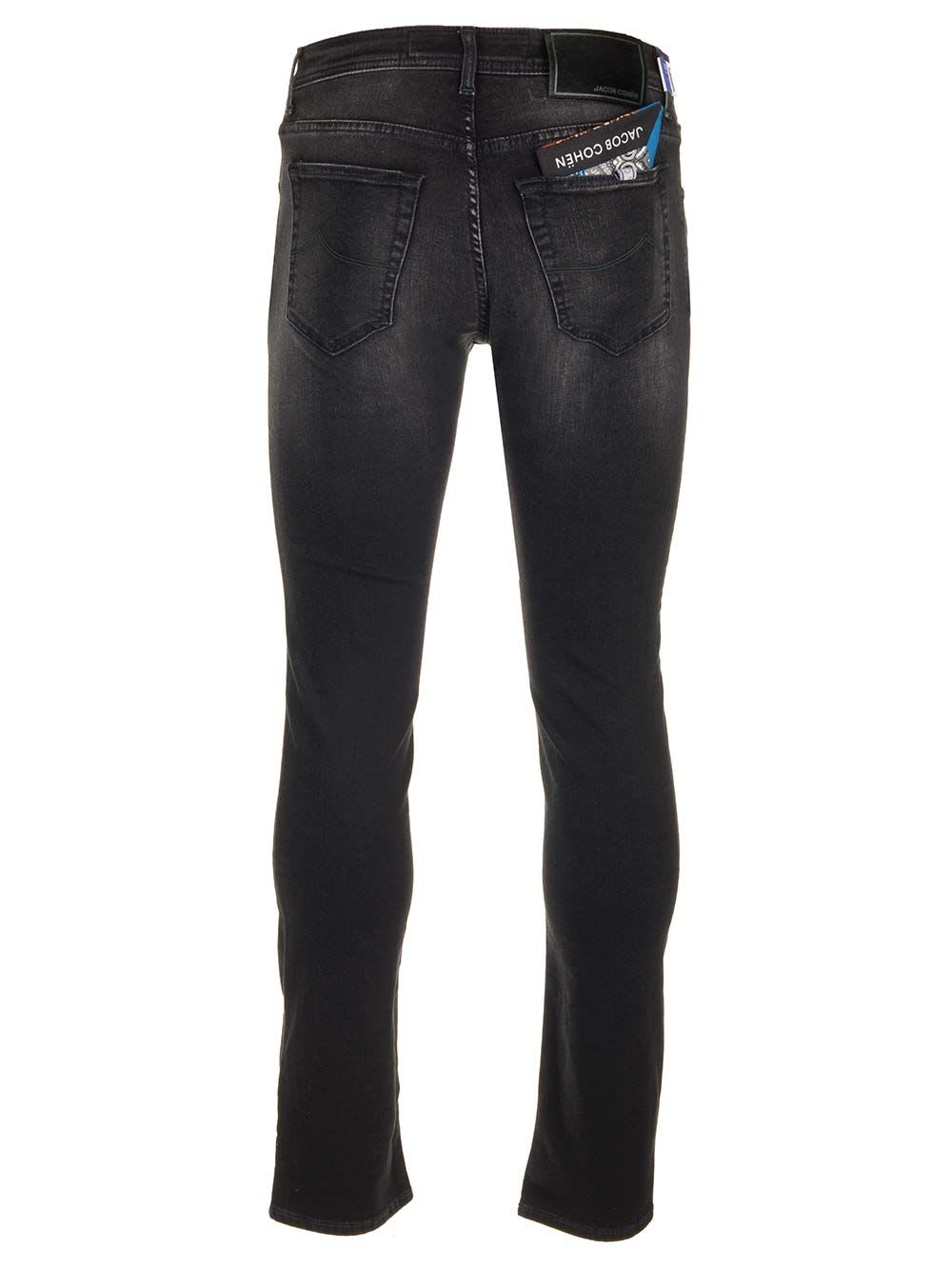 Shop Jacob Cohen Black Nick Jeans