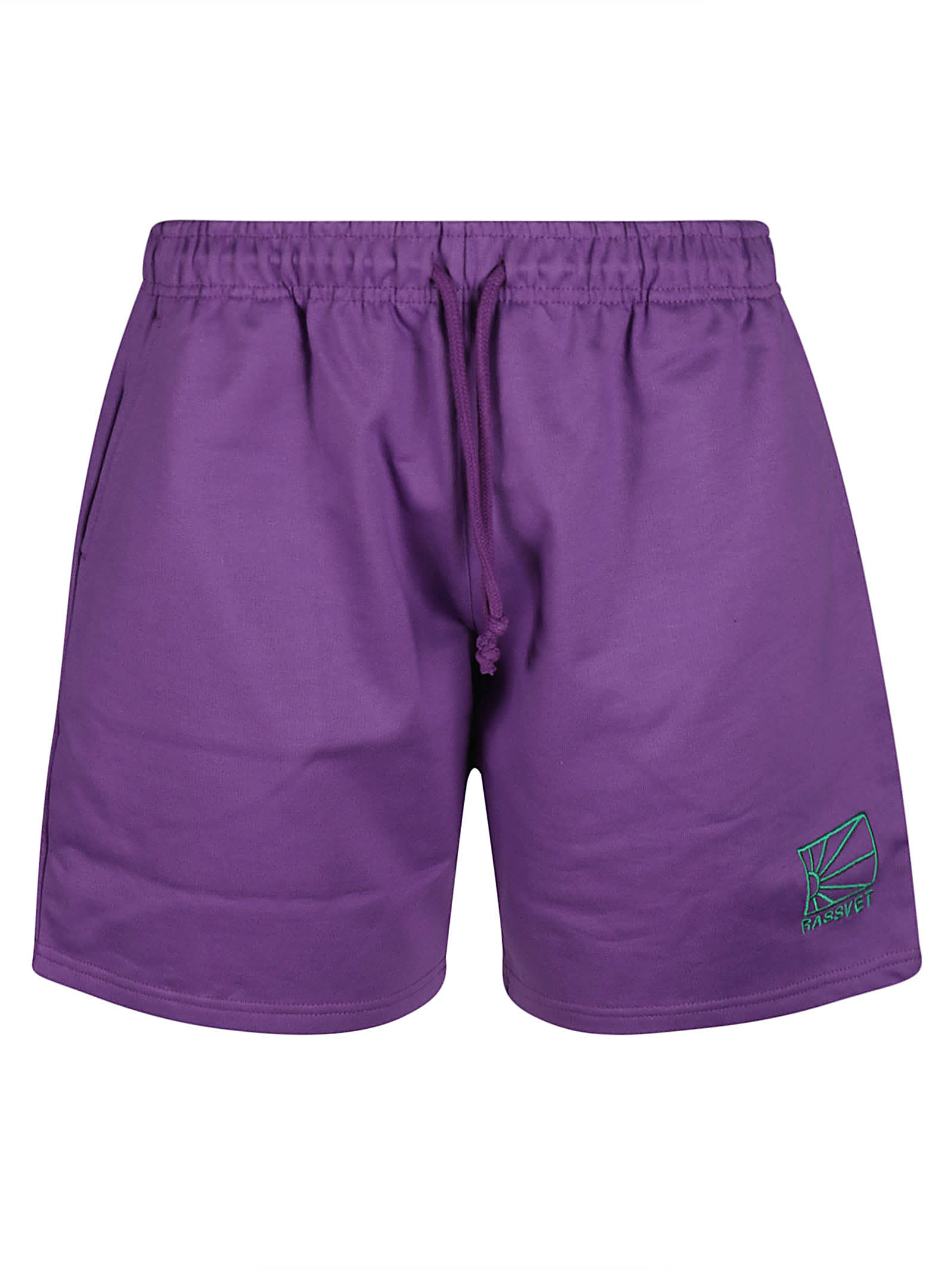Paccbet Laced Shorts In Violet