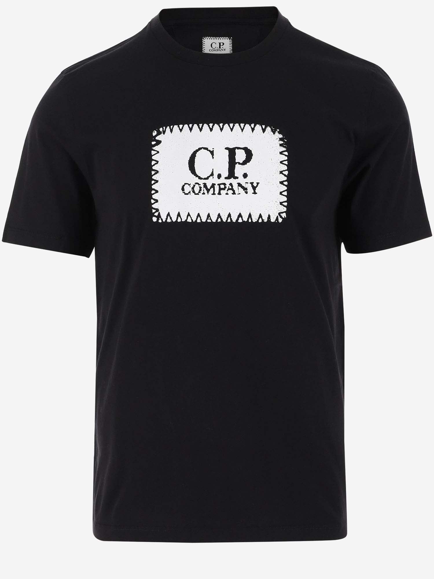 C.P. COMPANY COTTON T-SHIRT WITH LOGO