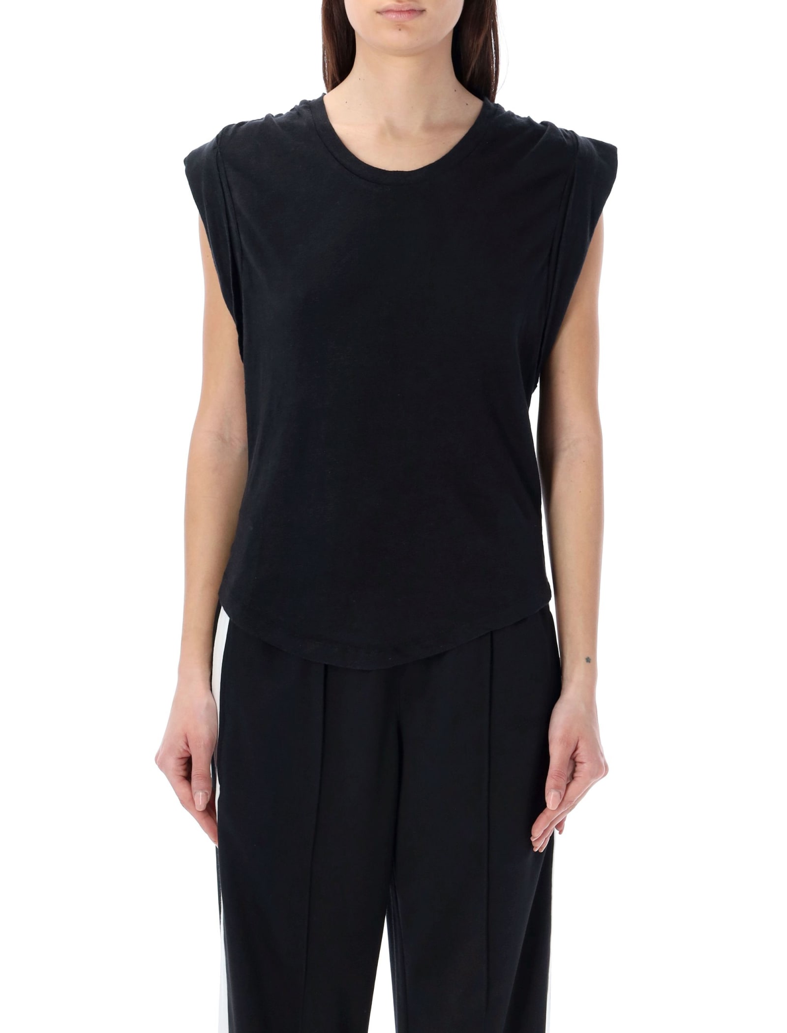 Shop Isabel Marant Étoile Kotty T-shirt In Black