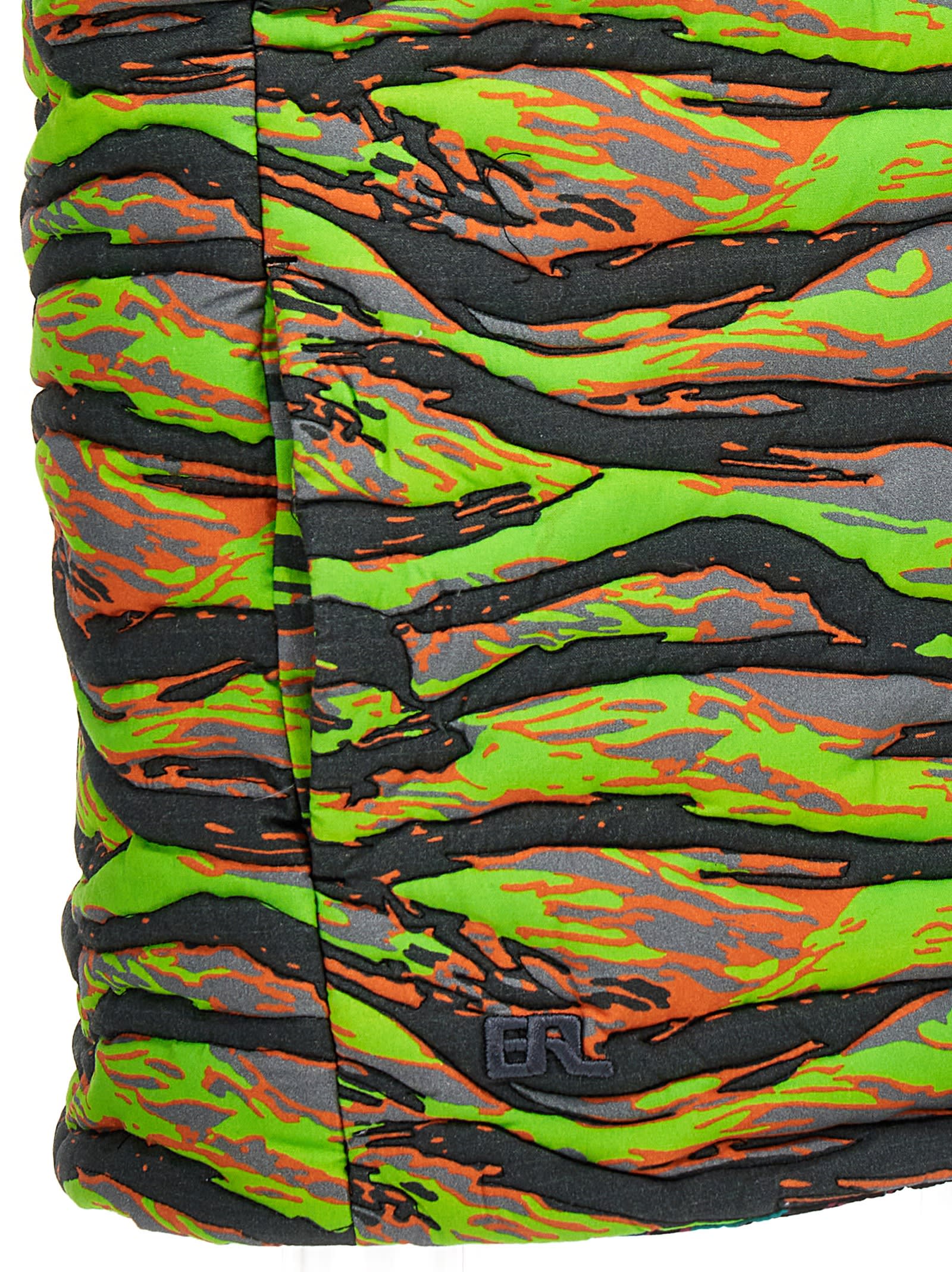 Shop Erl Camouflage Vest In Multicolor