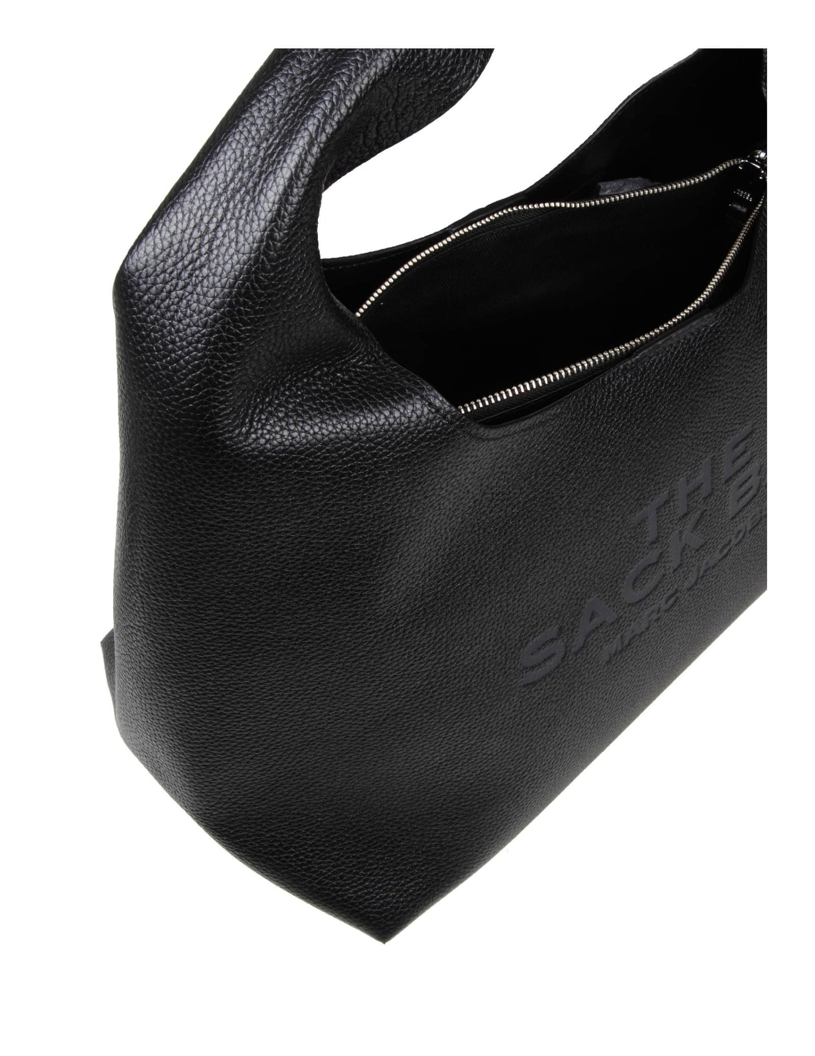 Shop Marc Jacobs Black Leather The Sack Bag