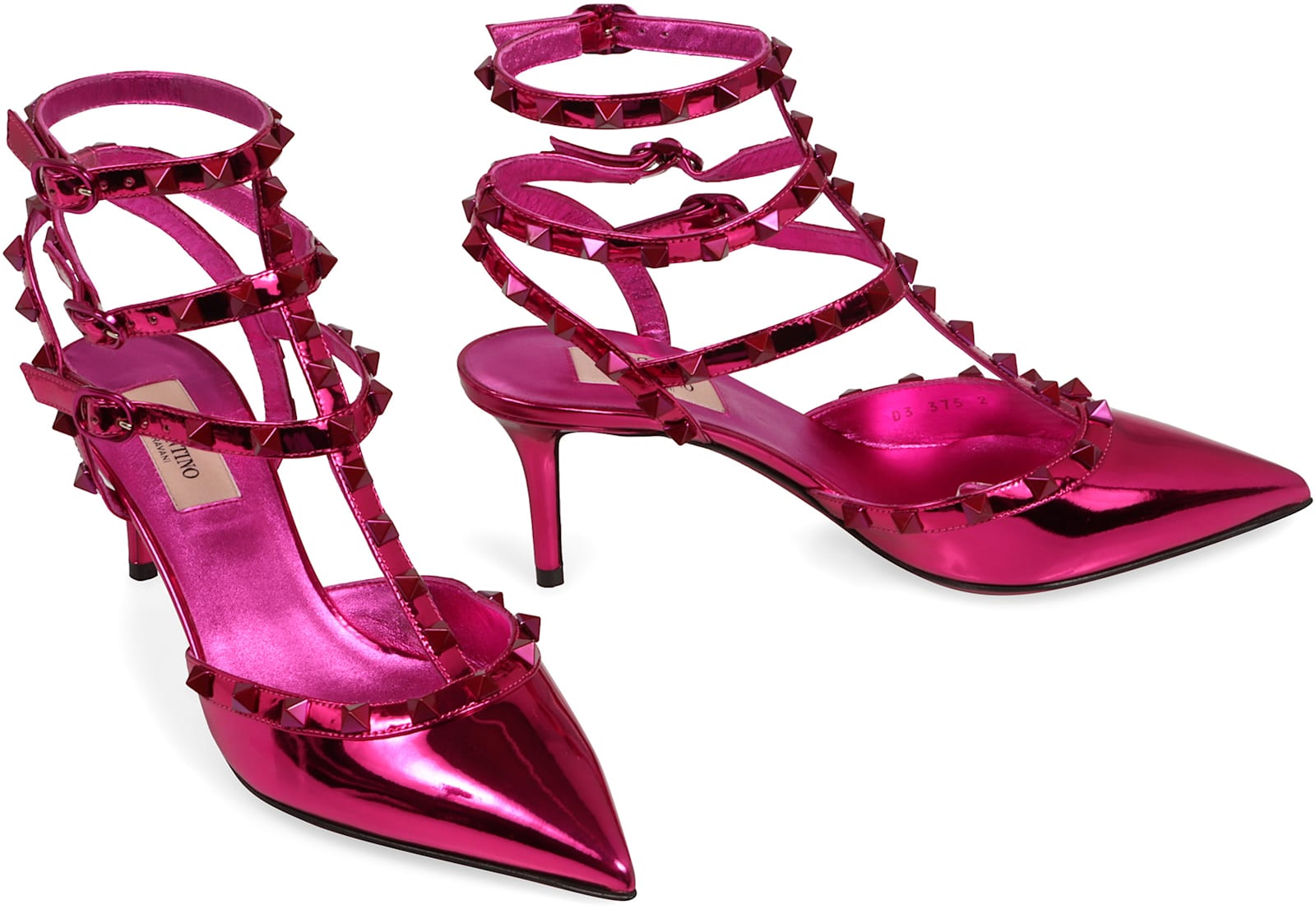 Garavani - Rockstud Patent Leather Slingback