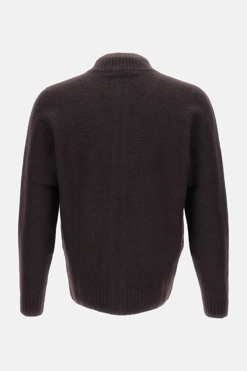 Drumohr Brushed Cardigan In Brown