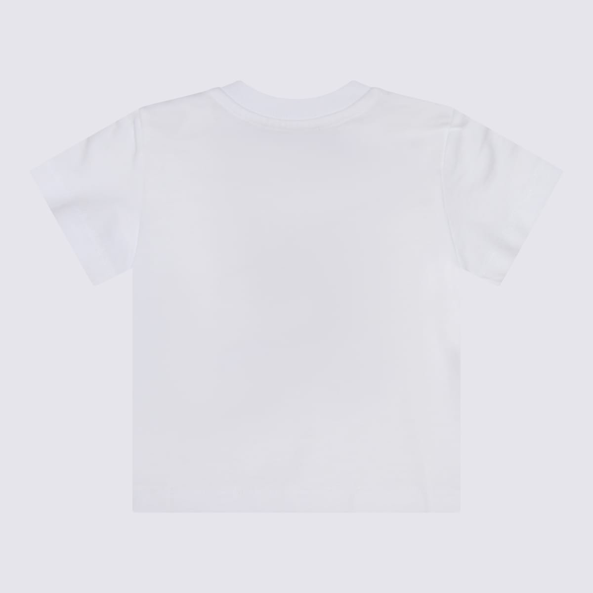 Shop Moschino White Multicolour Cotton T-shirt