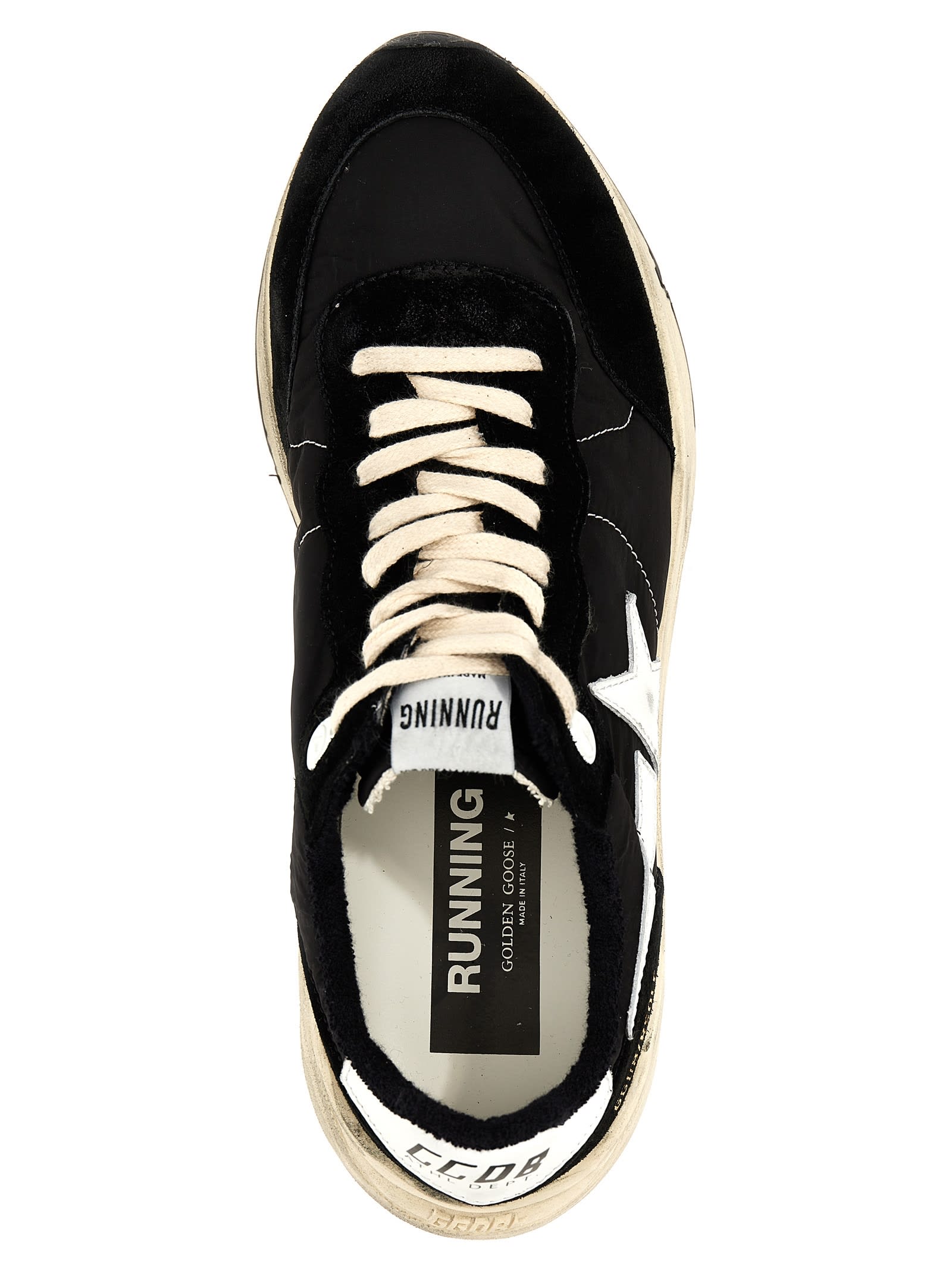 Golden Goose Star-patch Lace-up Sneakers In Multi