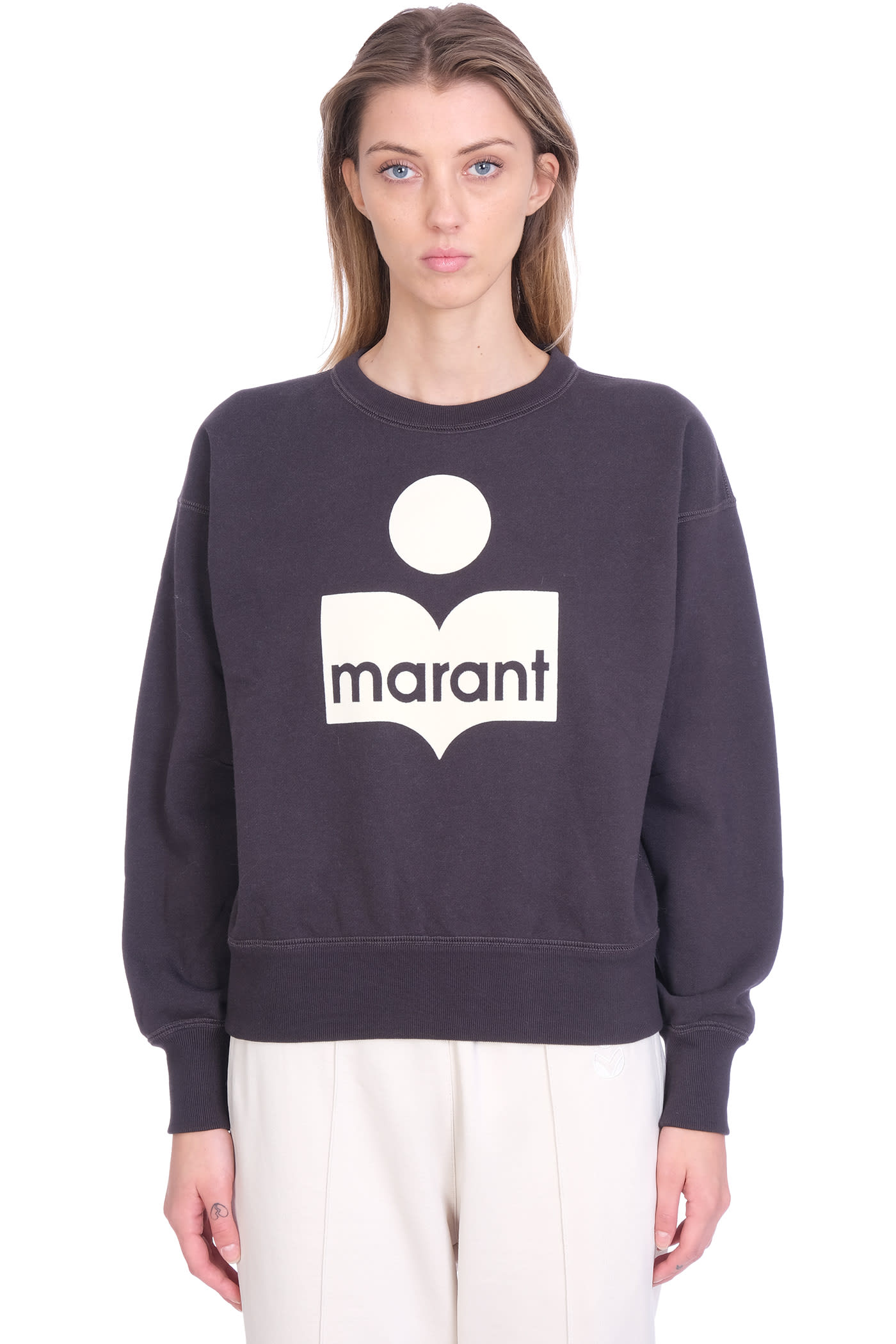 Isabel Marant Étoile Mobyli Sweatshirt In Black Cotton