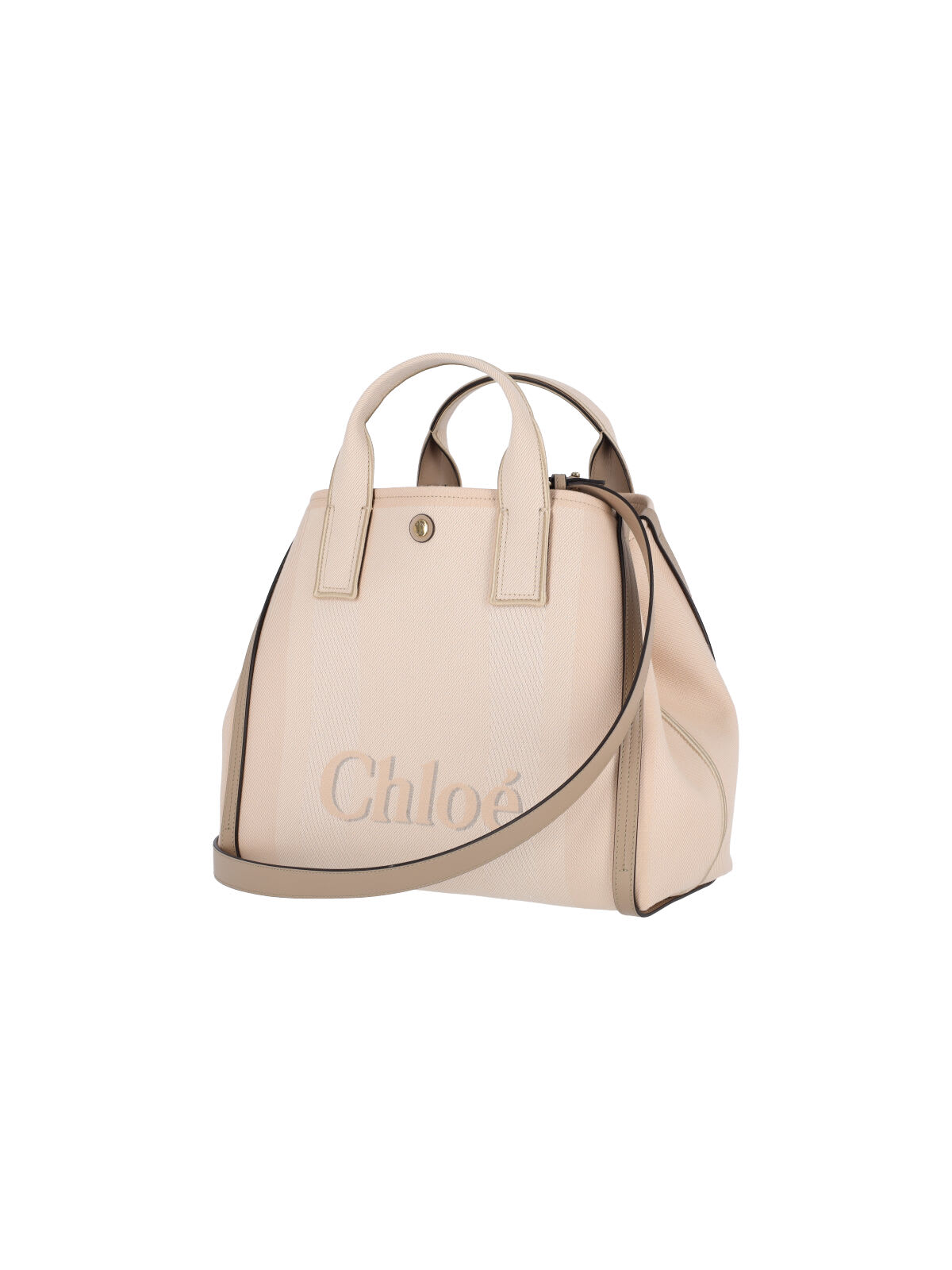 Chloé Carry Tote Bag In White