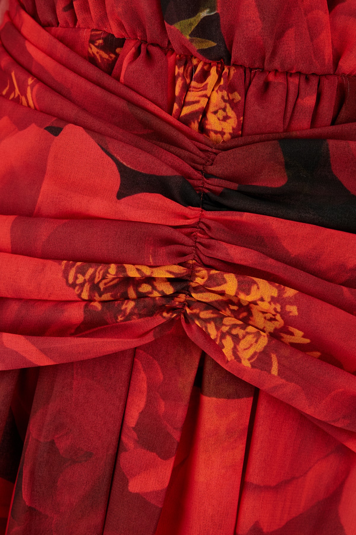 La Petit Robe Di Chiara Boni Printed Stretch Nylon Long Dress In Red