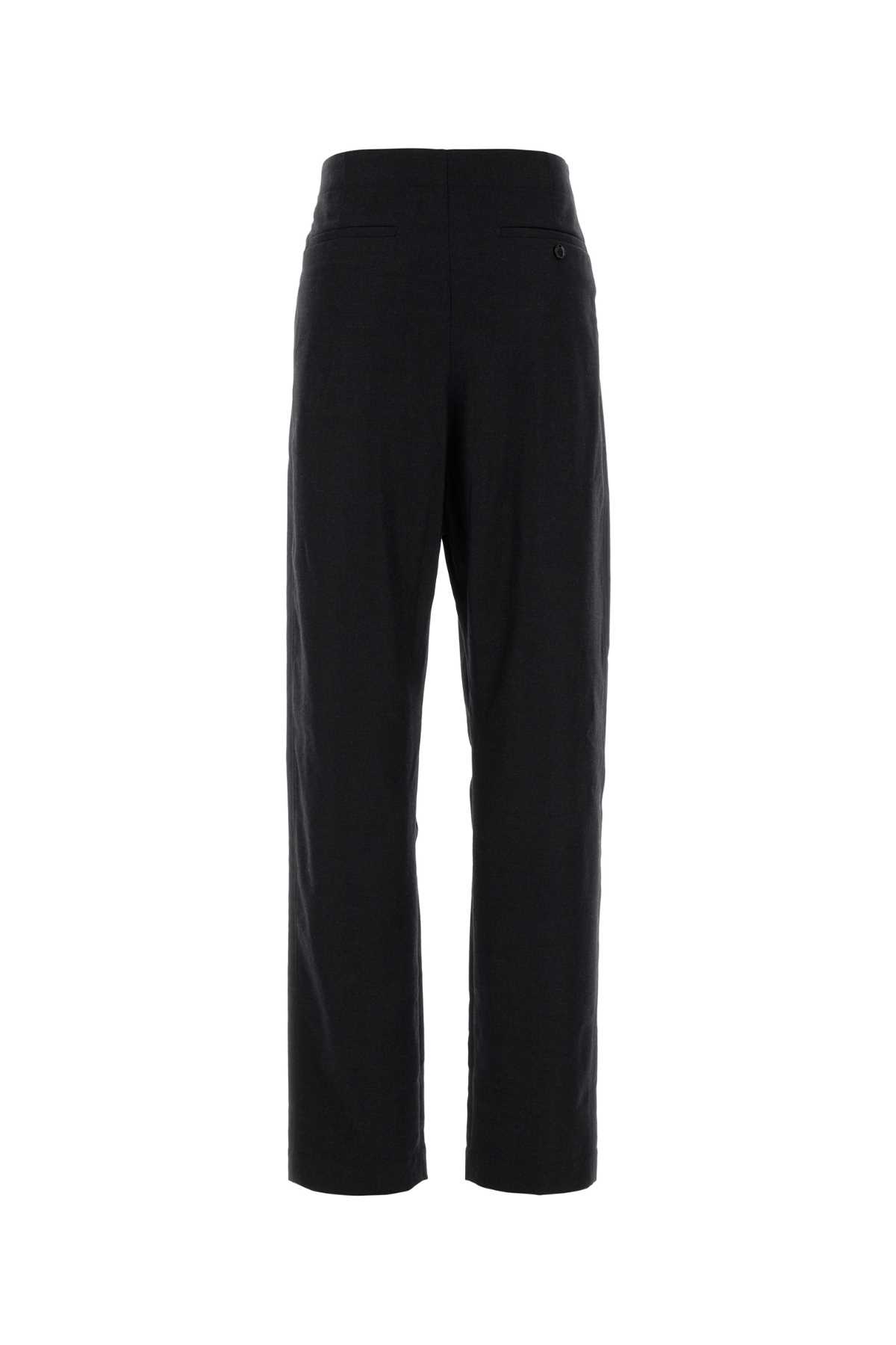 Lemaire Drawstring Parachute Pants In Blue
