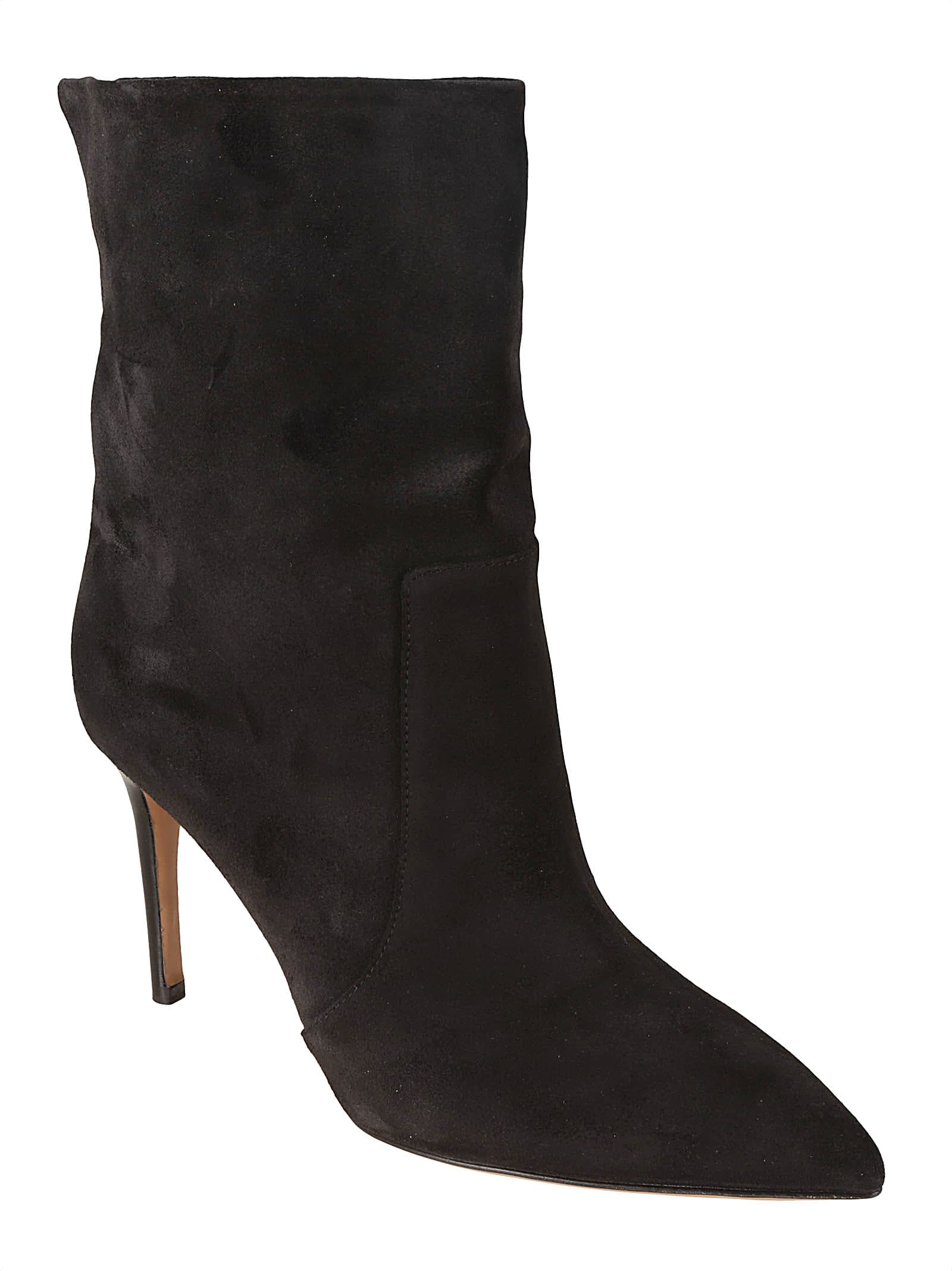 Shop Paris Texas Stiletto 85 Ankle Boots In Off Black