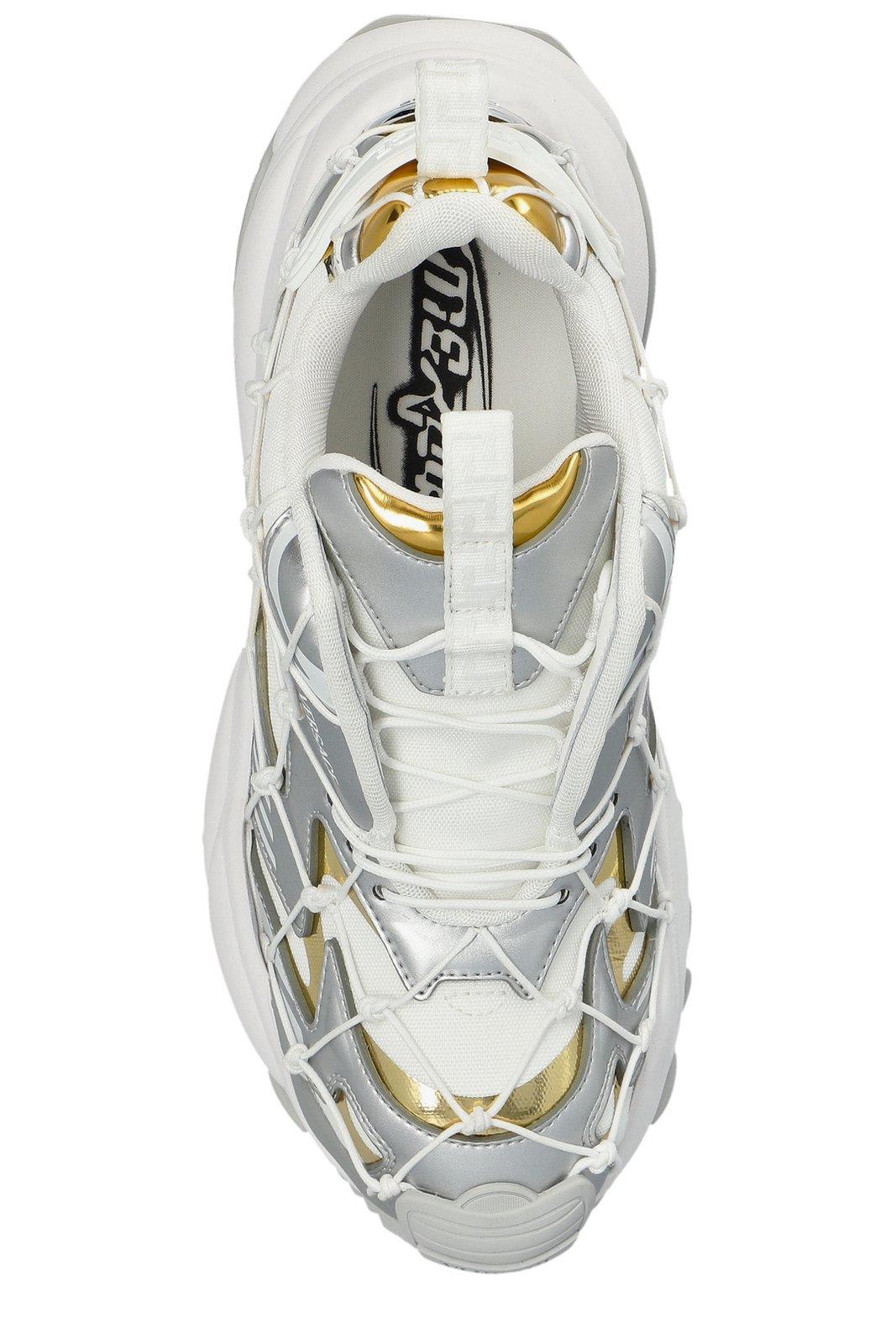 Versace Baskets Mercury M_vs_03 In White E Silver E Gold