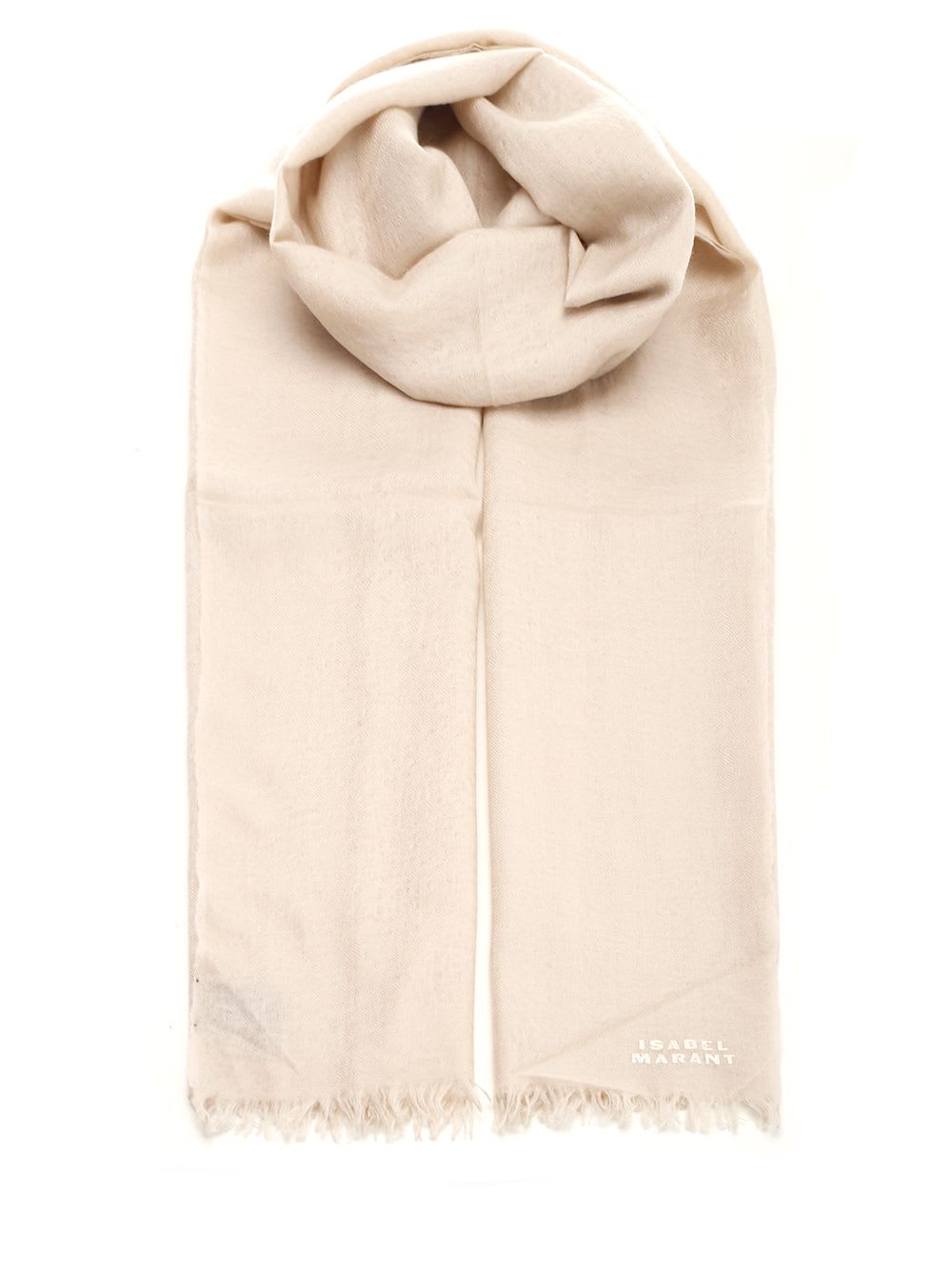 Shop Isabel Marant Alette Scarf In Beige