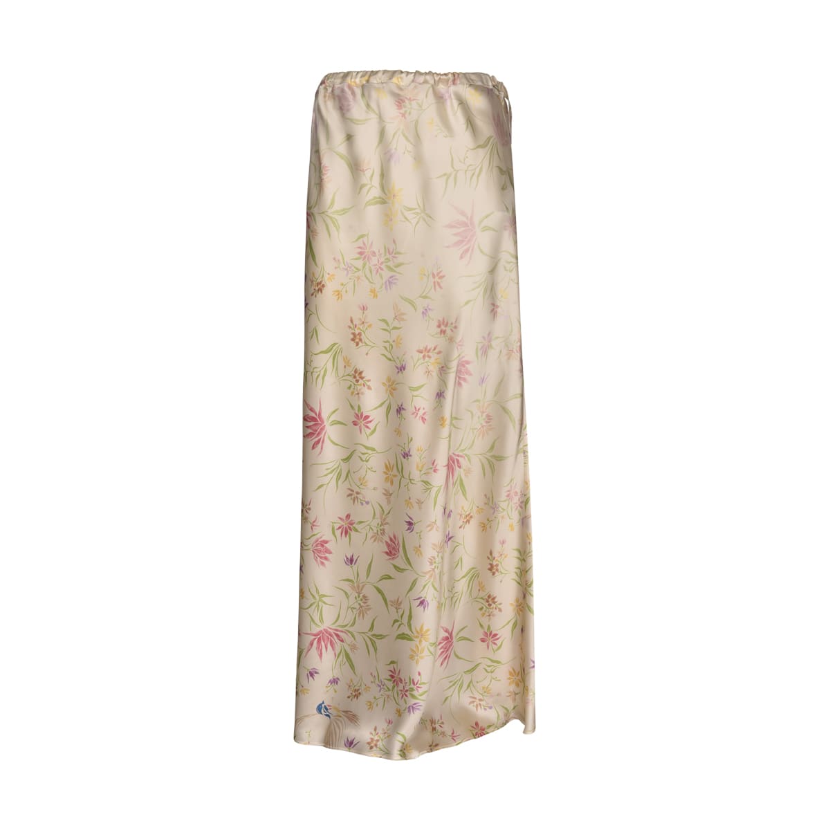 Aspesi Floral Print Ribbed Waist Skirt