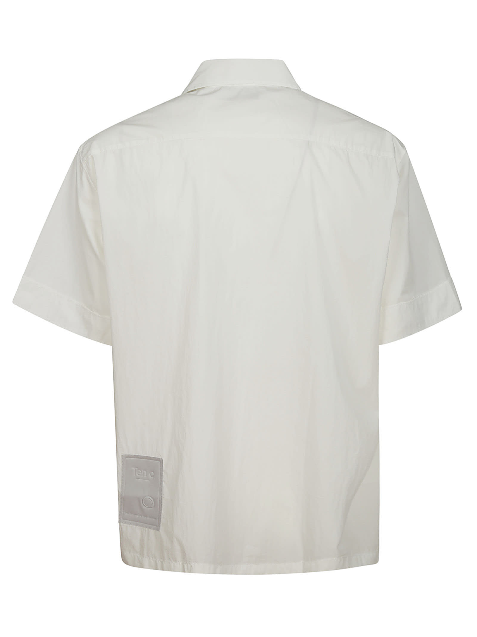 Shop Ten C Ss Shirt In White