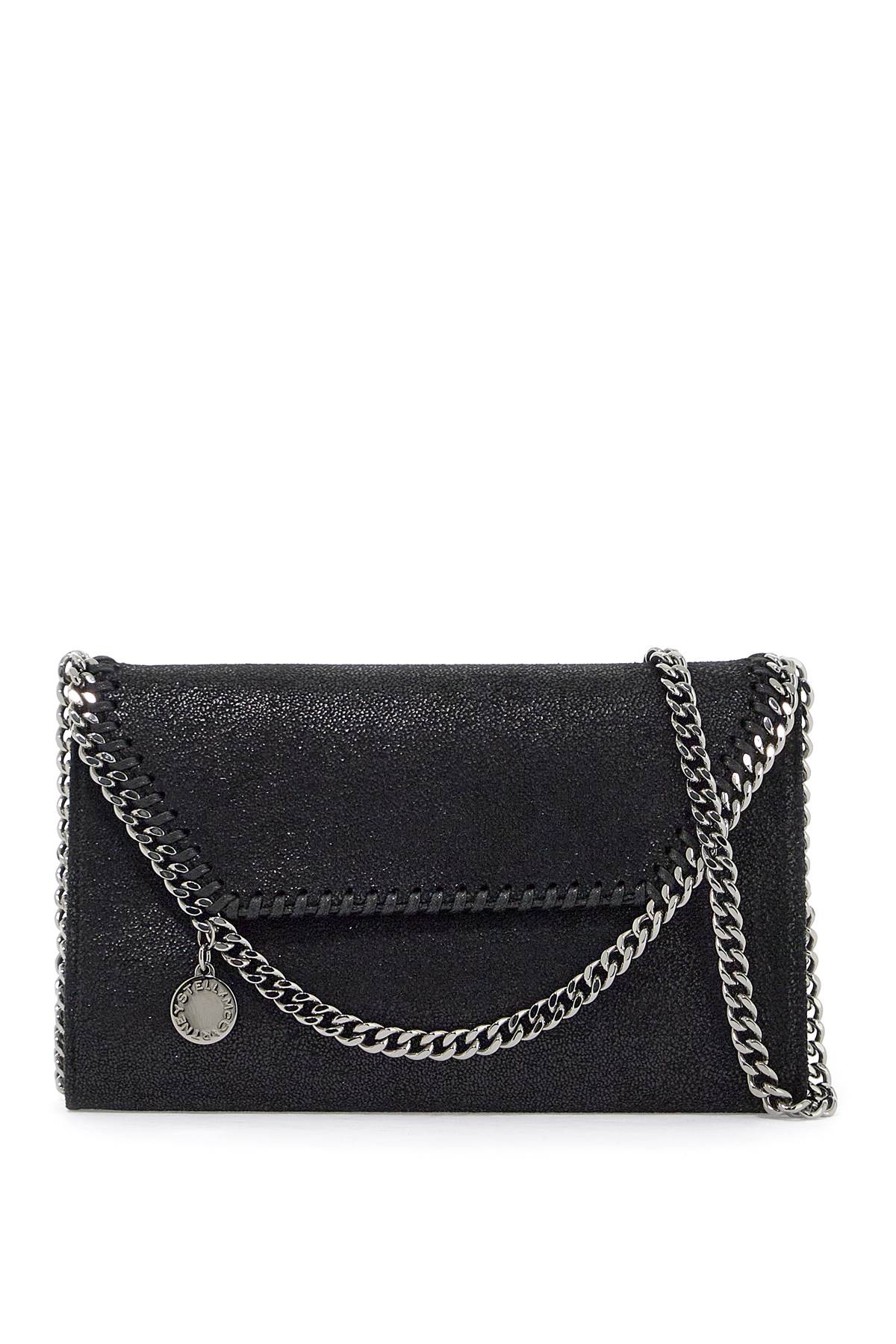 Shop Stella Mccartney Shaggy Deer Mini Crossbody Bag In Black (black)