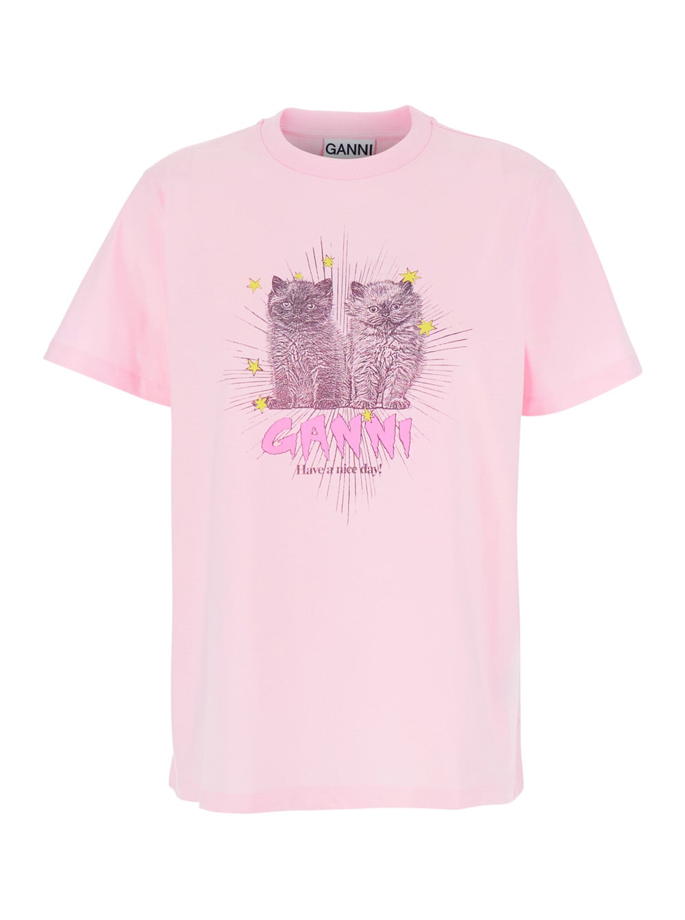 Kittens Print Relaxed T-shirt