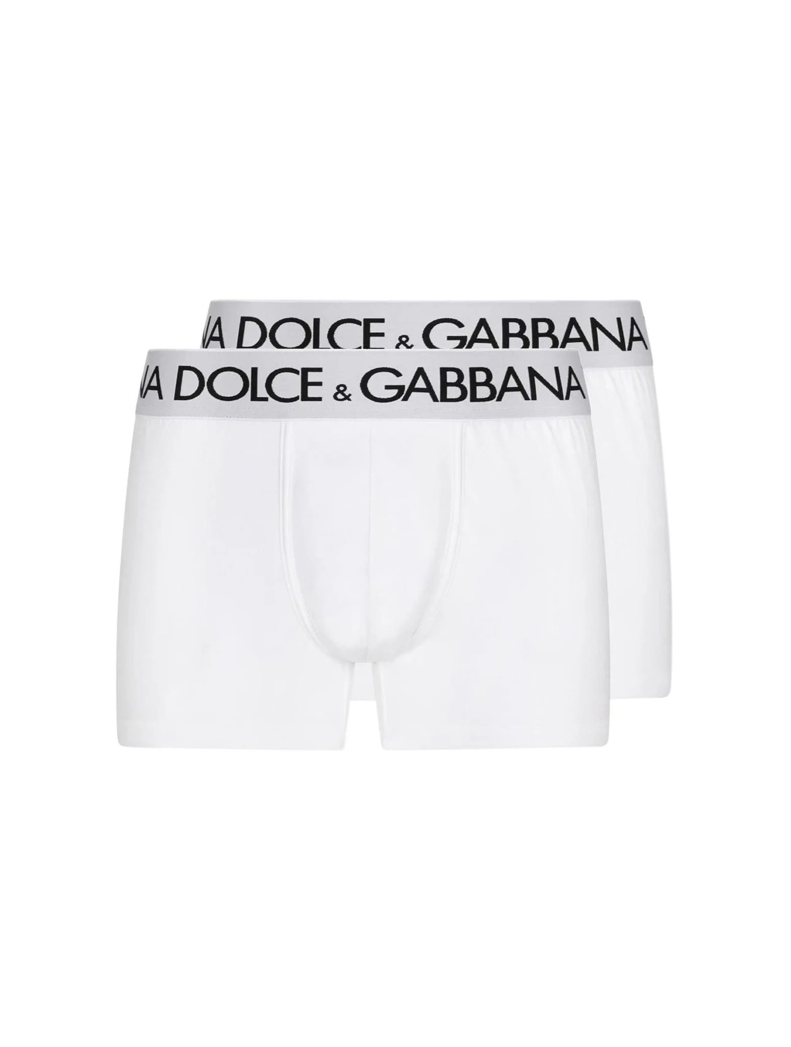 Dolce & Gabbana Underware Slip/boxer In Optic White