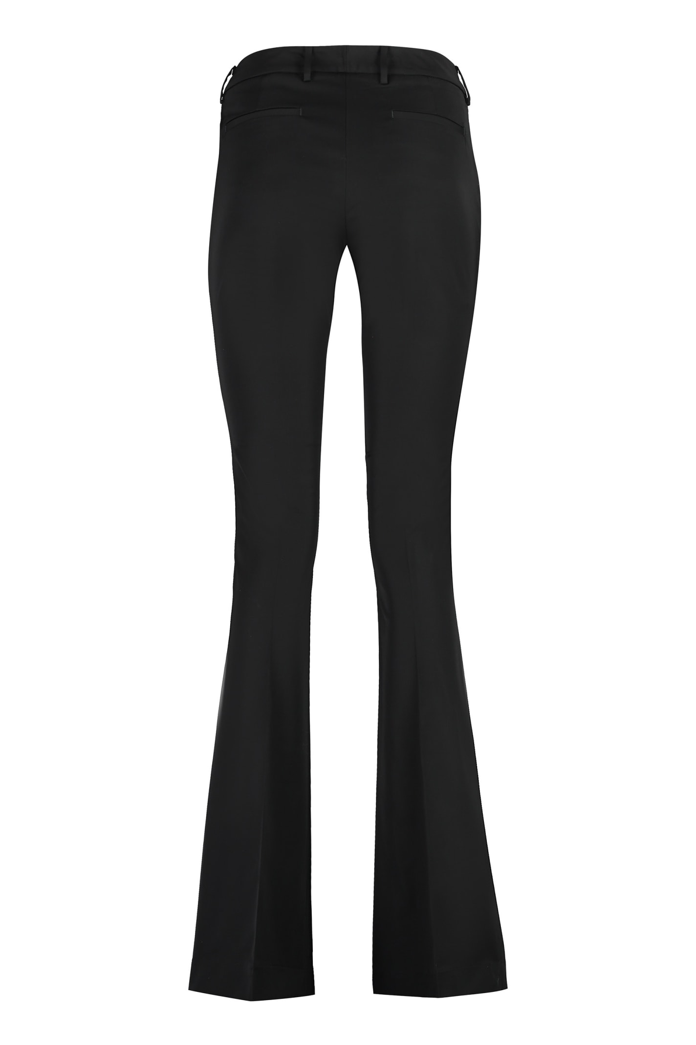 Shop Pt01 Elsa Viscose Trousers In Black