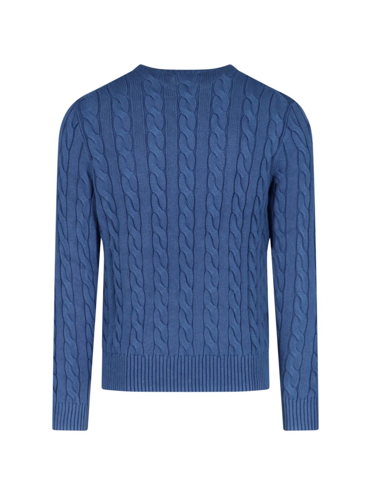 POLO RALPH LAUREN BRAIDED SWEATER 