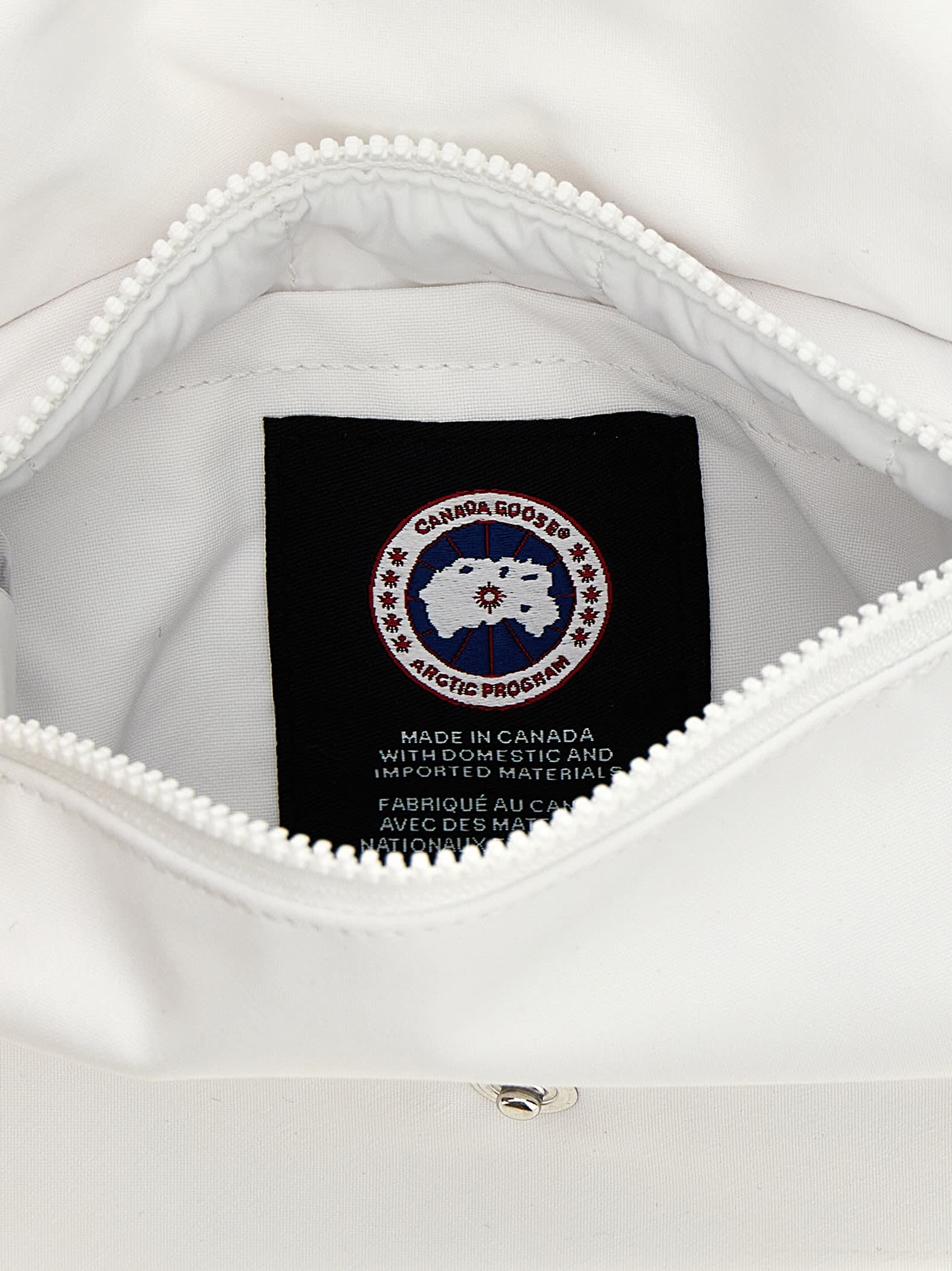 Shop Canada Goose Marsuspio Cg Mini In White