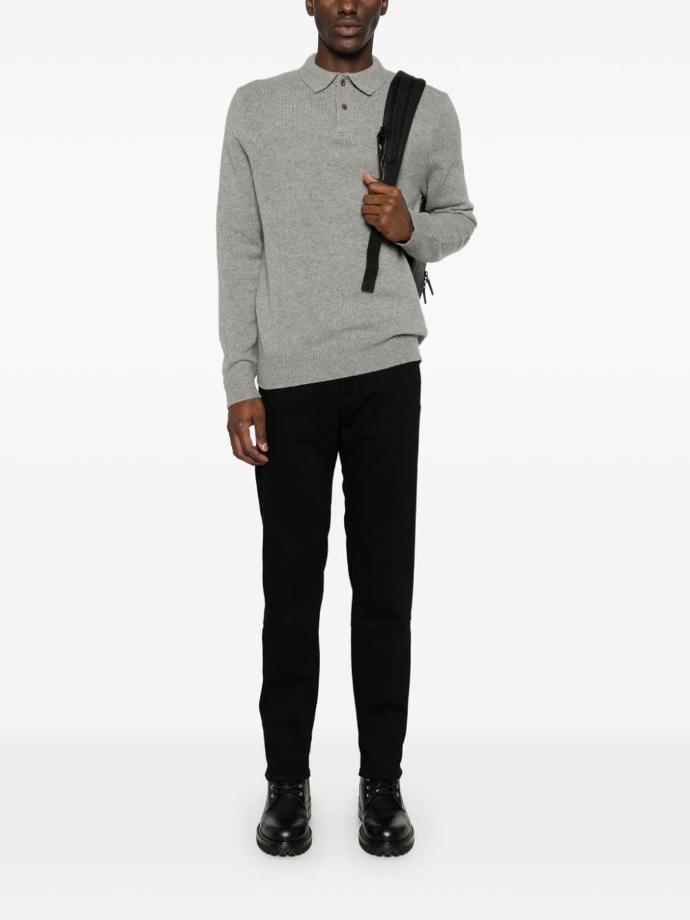 Shop Polo Ralph Lauren Sweater In Grey