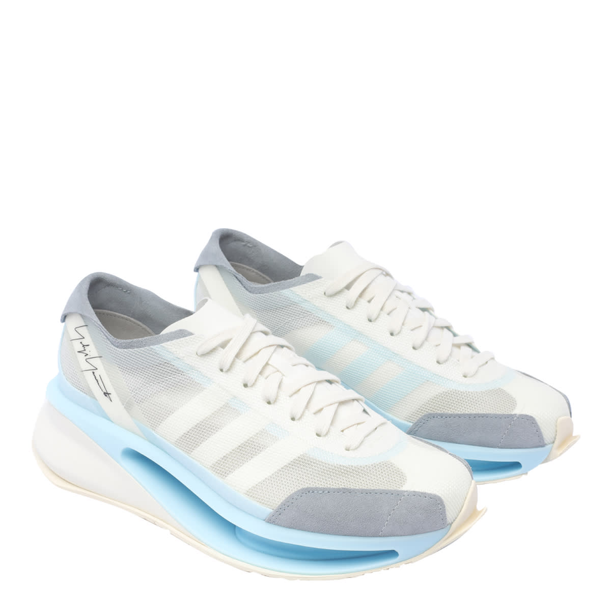 Shop Y-3 Gendo Run Sneakers In White