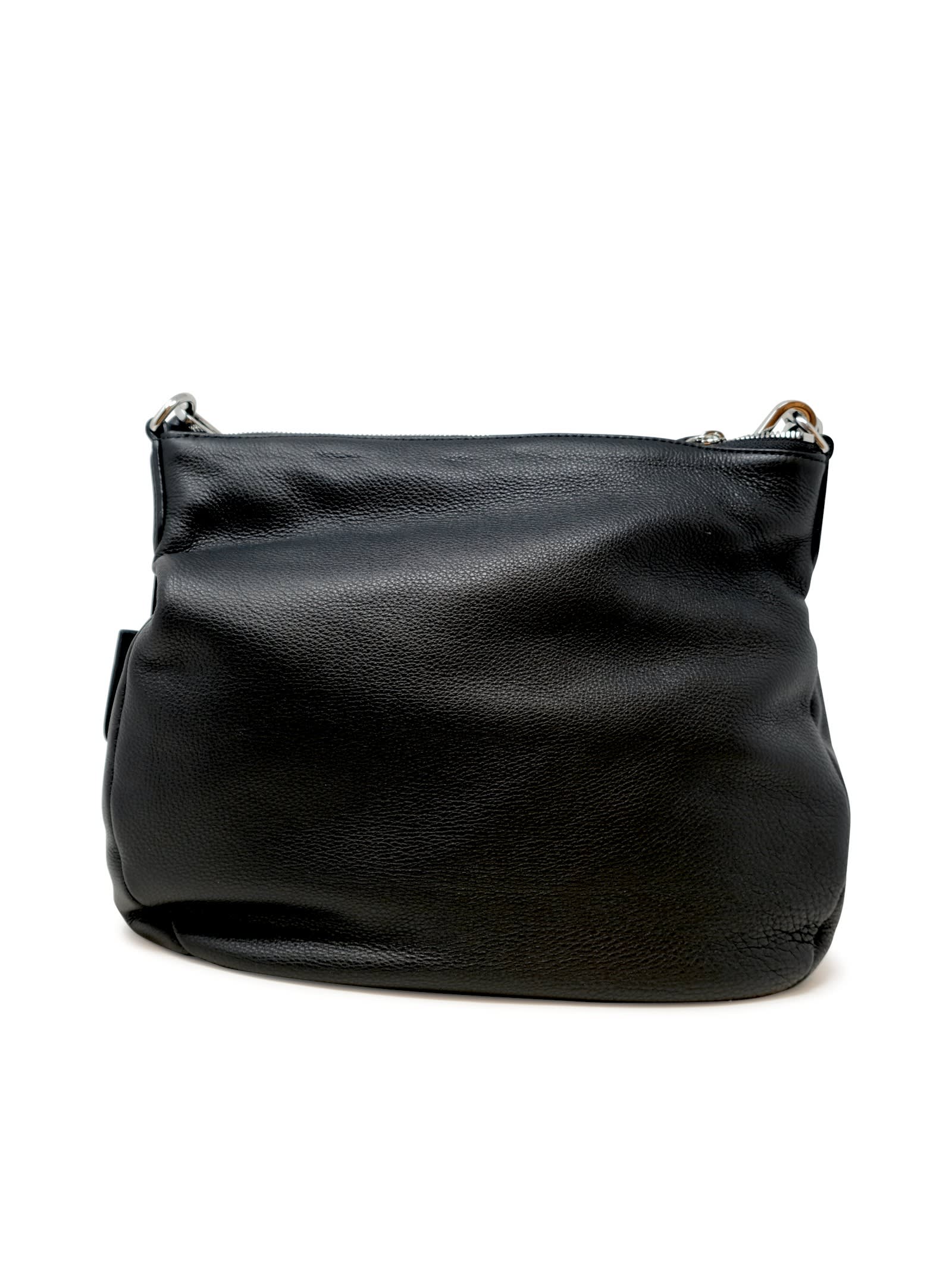 Shop Abro 031311-46 Juna Black Leather Bag