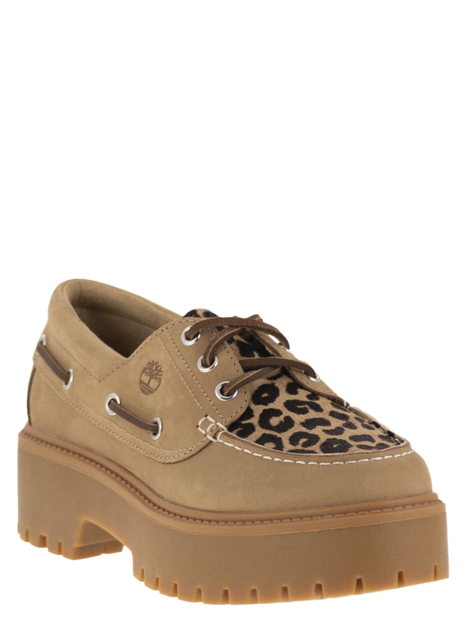 Timberland Stone Street - Boat Shoe With Platform In Brown