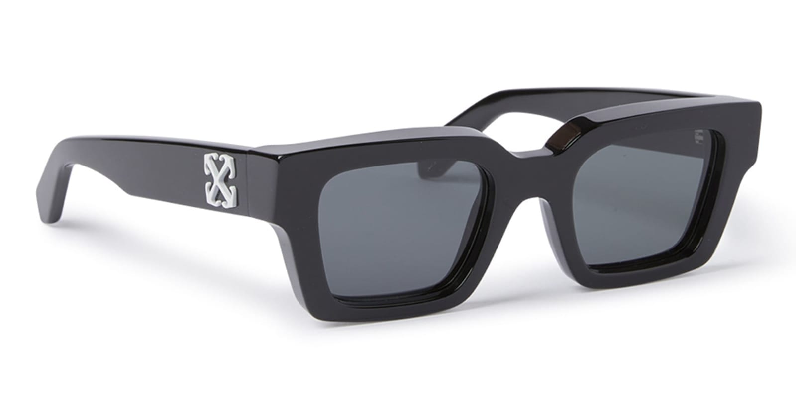 Shop Off-white Virgil L - Black / Dark Grey Sunglasses