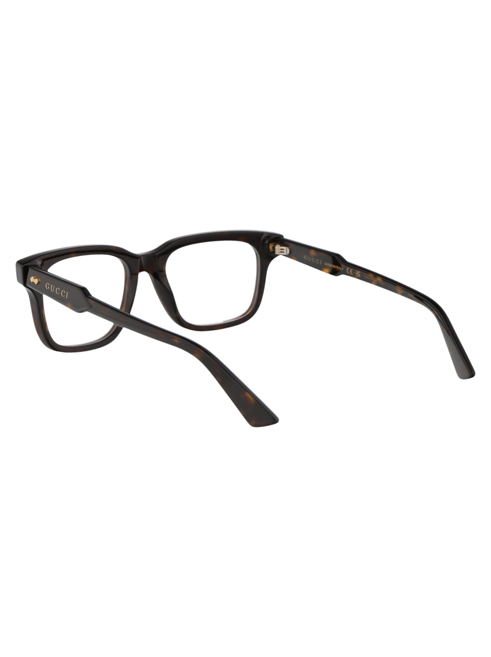 Shop Gucci Gg1265o Glasses In 007 Havana Havana Transparent