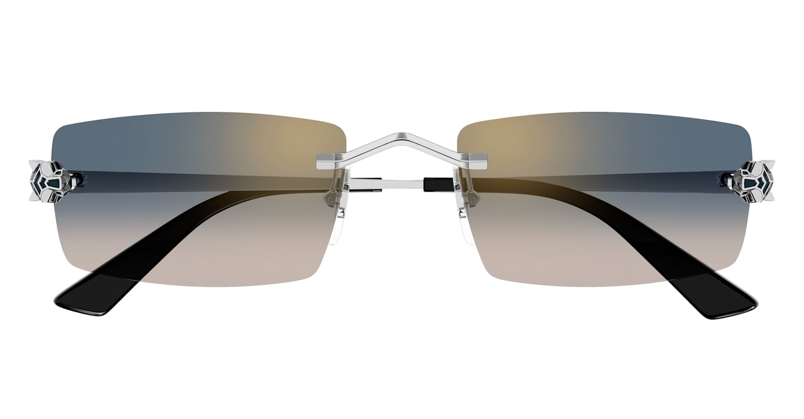 Cartier Eyewear Panthère De Cartier Ct0598s-002 – Silver Sunglasses