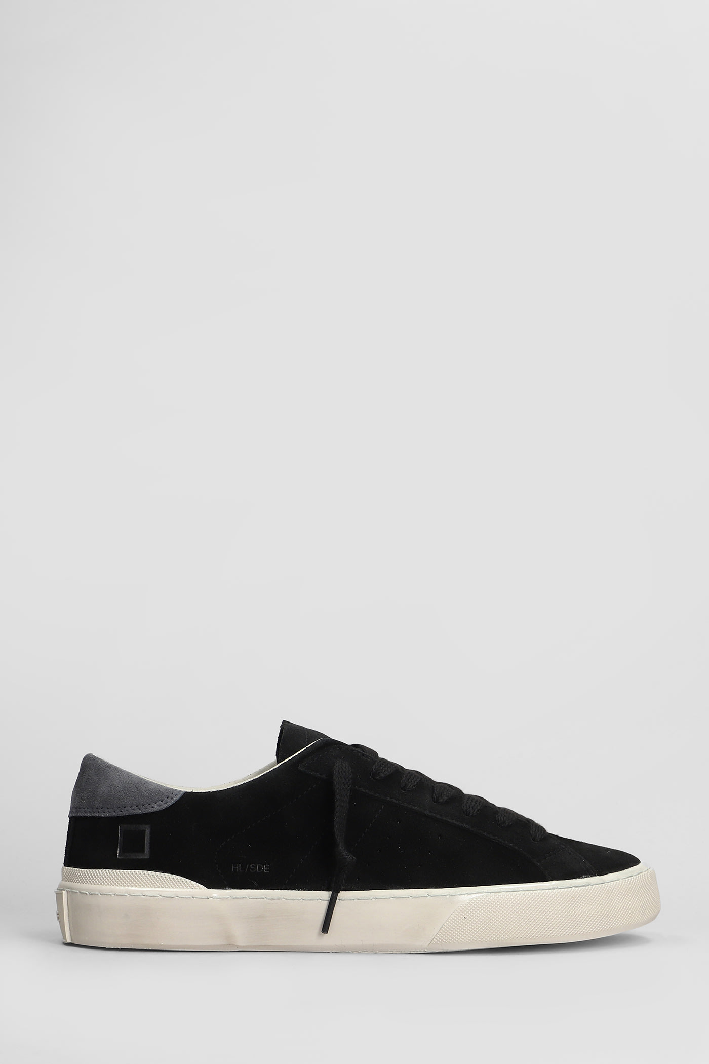 D. A.T. E. Hill Low Sneakers In Black Suede