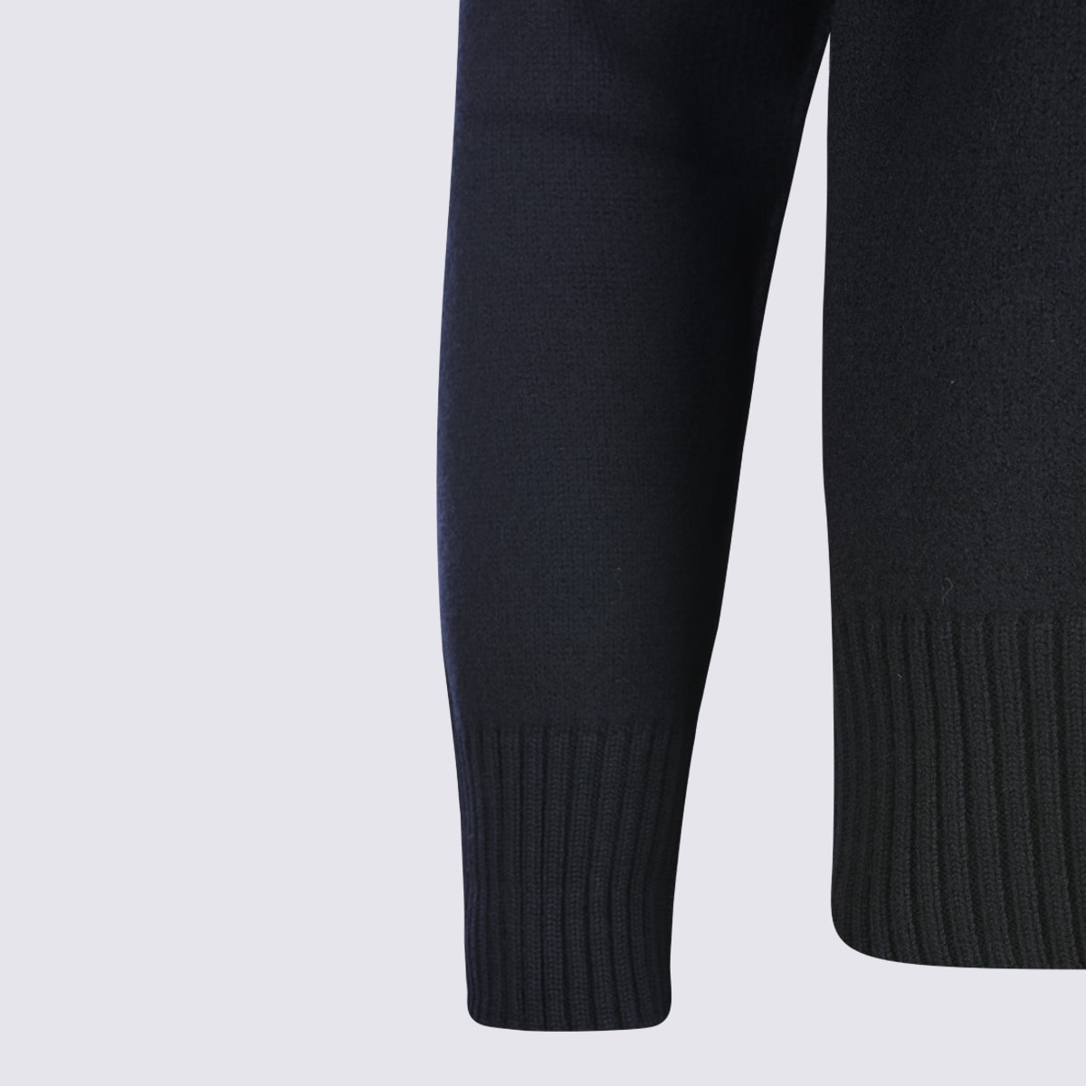 Ami Alexandre Mattiussi Ami Felted Wool Sweater With Heart And Logo Detail In Black