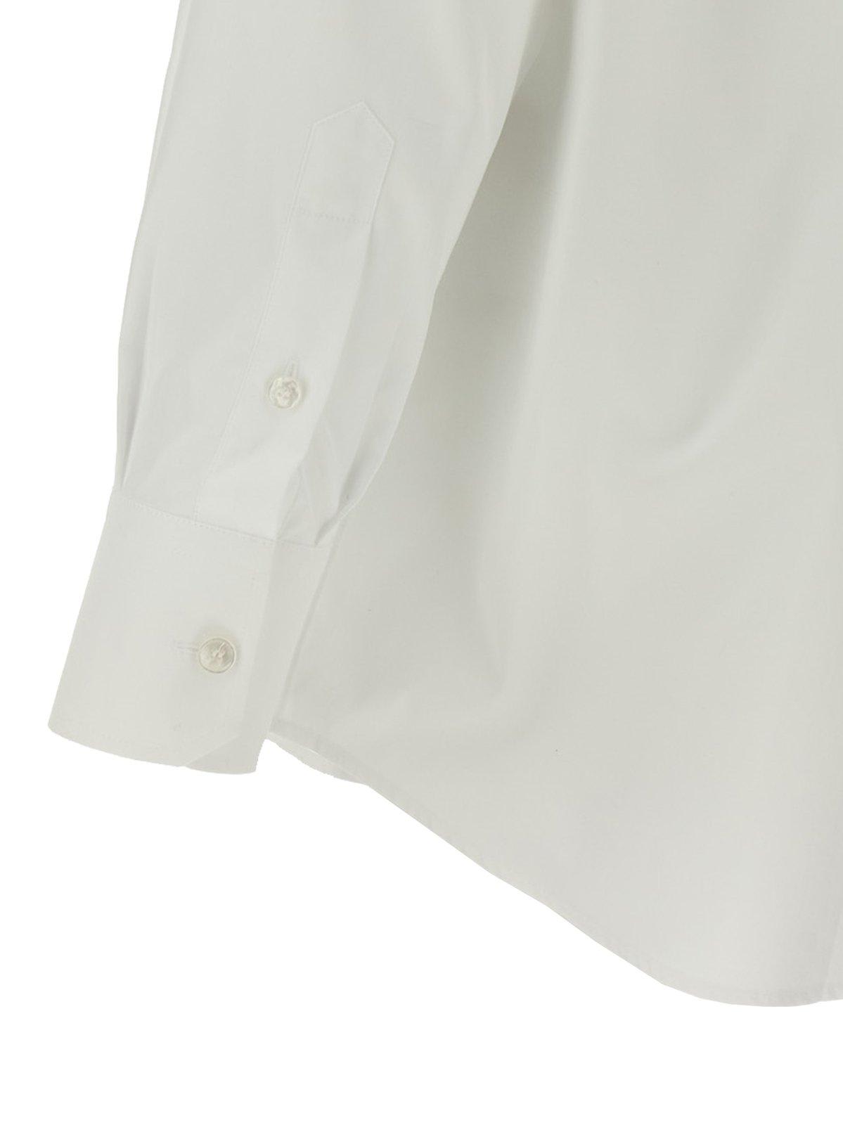 Dolce & Gabbana Poplin Shirt In White