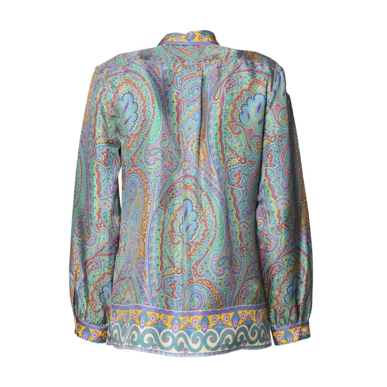 Etro Multi-coloured Silk Paisley Shirt
