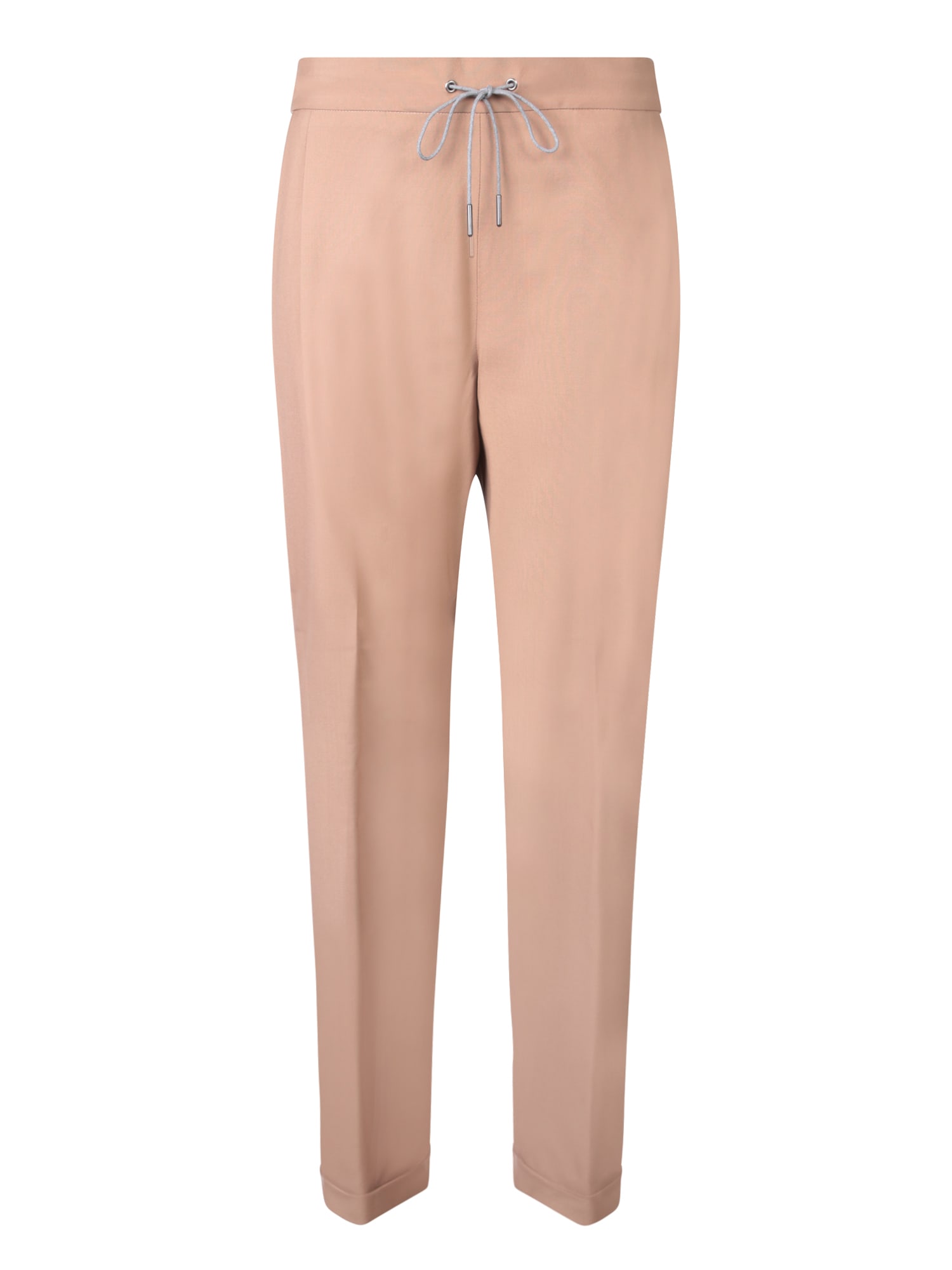 Fabiana Filippi Light Brown Bead-detail Trousers In Brown